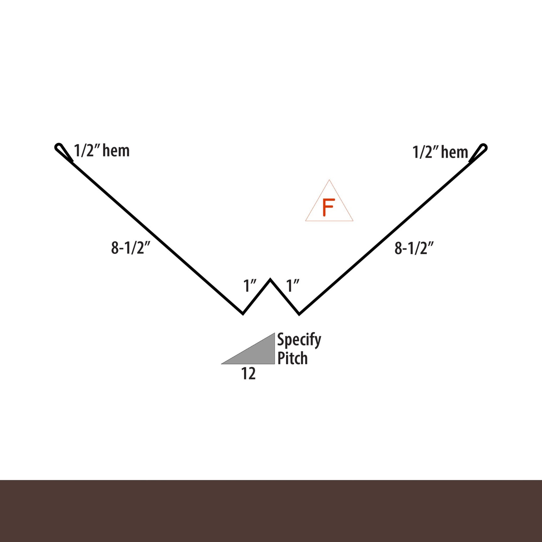 MasterRib® W Valley Flashing