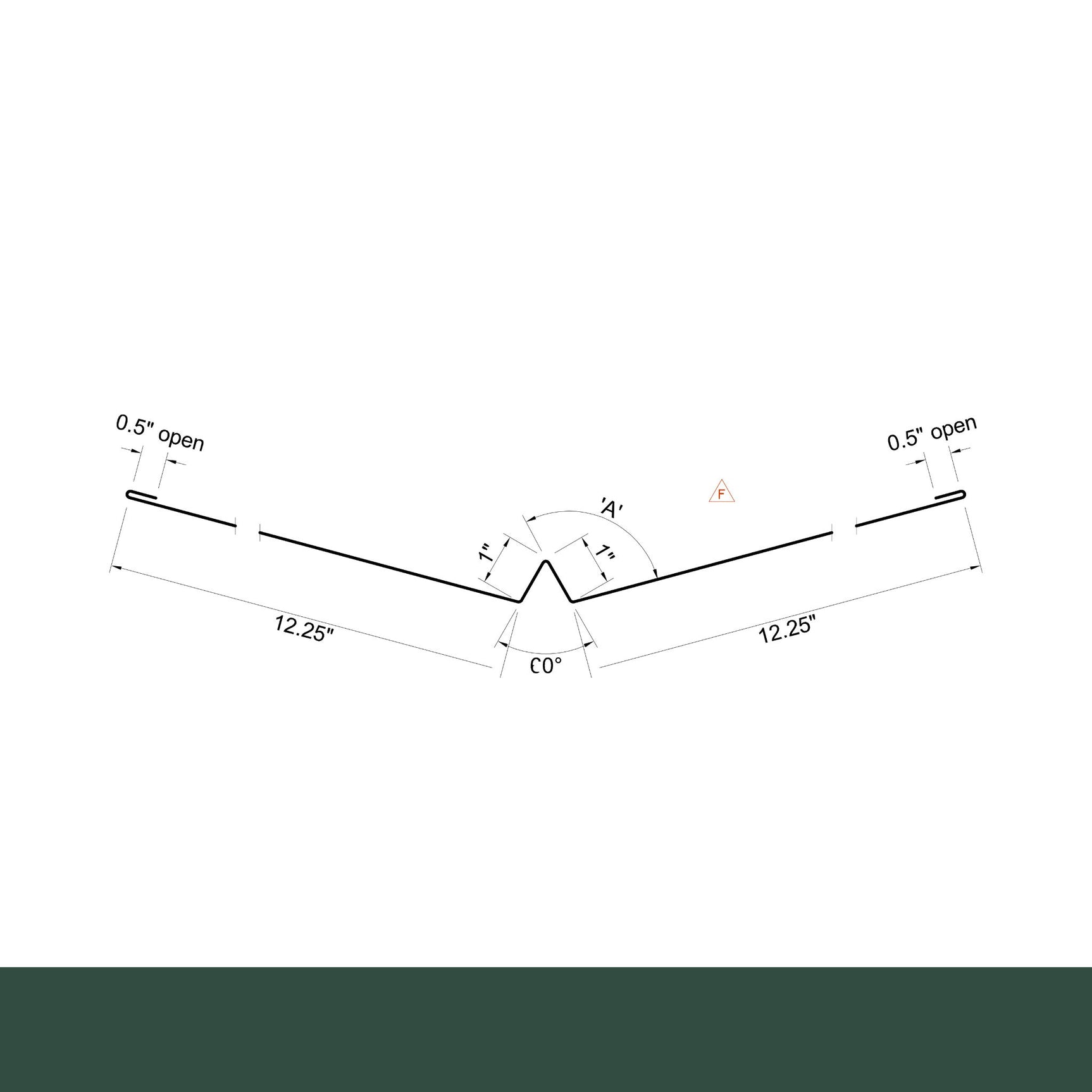 MasterRib® W Valley Flashing