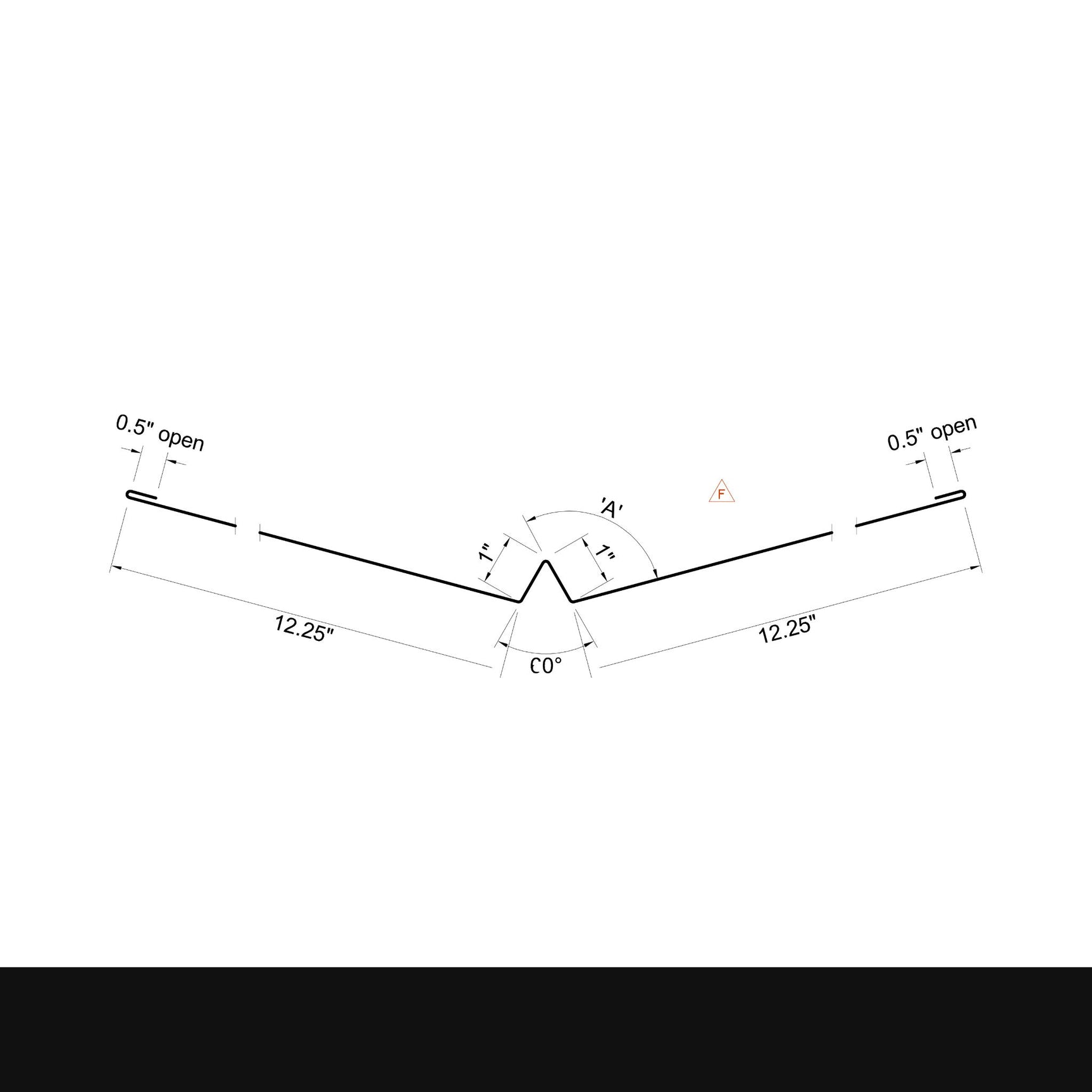 MasterRib® W Valley Flashing