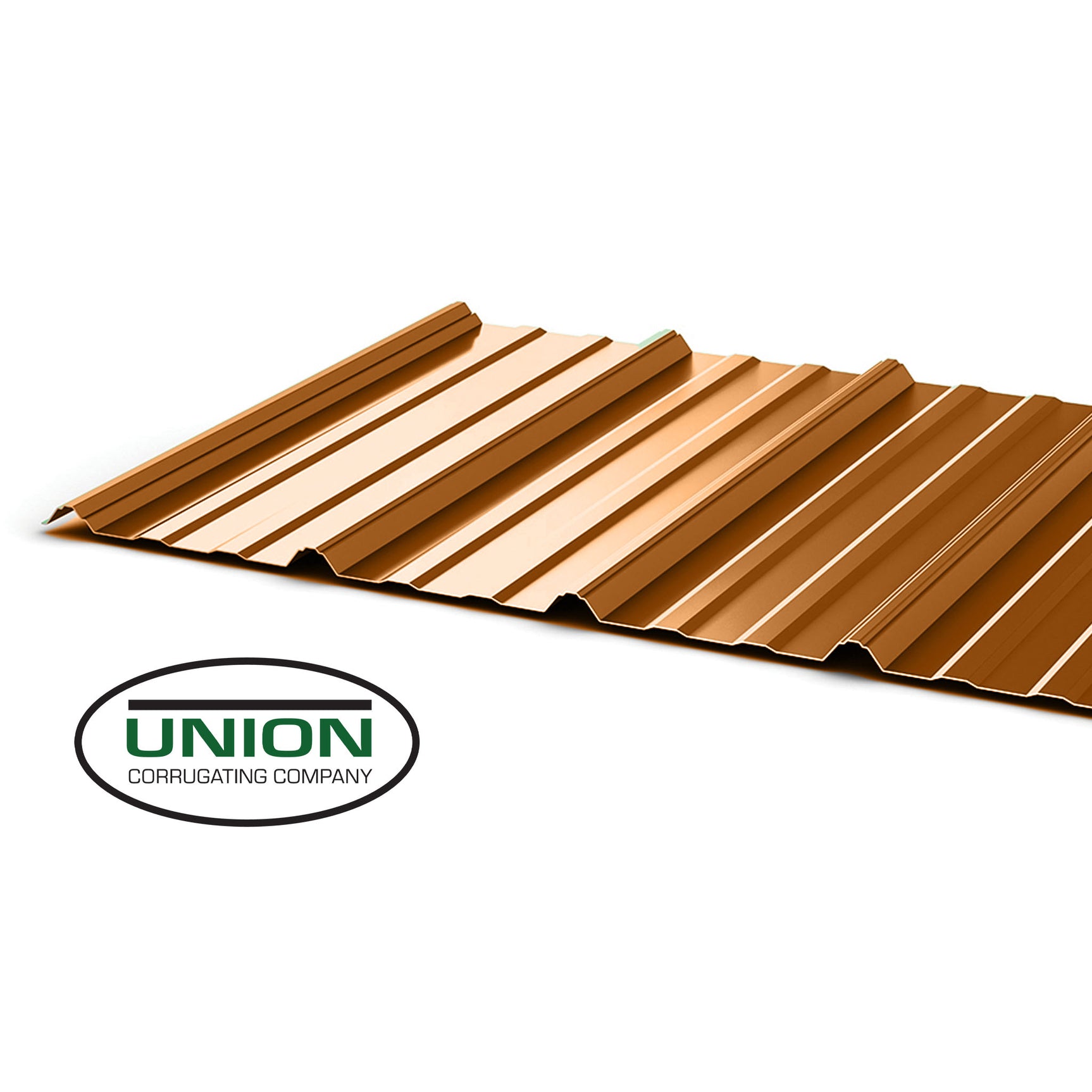 MasterRib® Copper Metallic Metal Panel (Fixed Lengths)