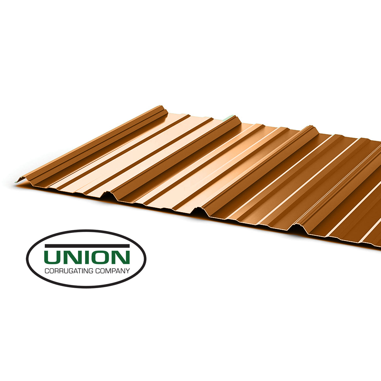 MasterRib® Copper Metallic - Custom Lengths - 26 ga. Metal Panel - 45 Yr. Warranty