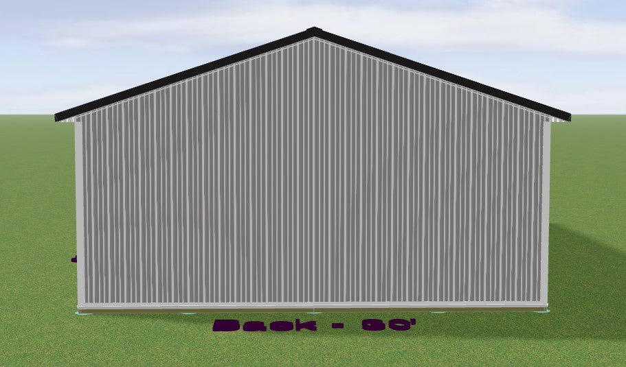 2-Car Garage w/ XL Shop - 30x50x12