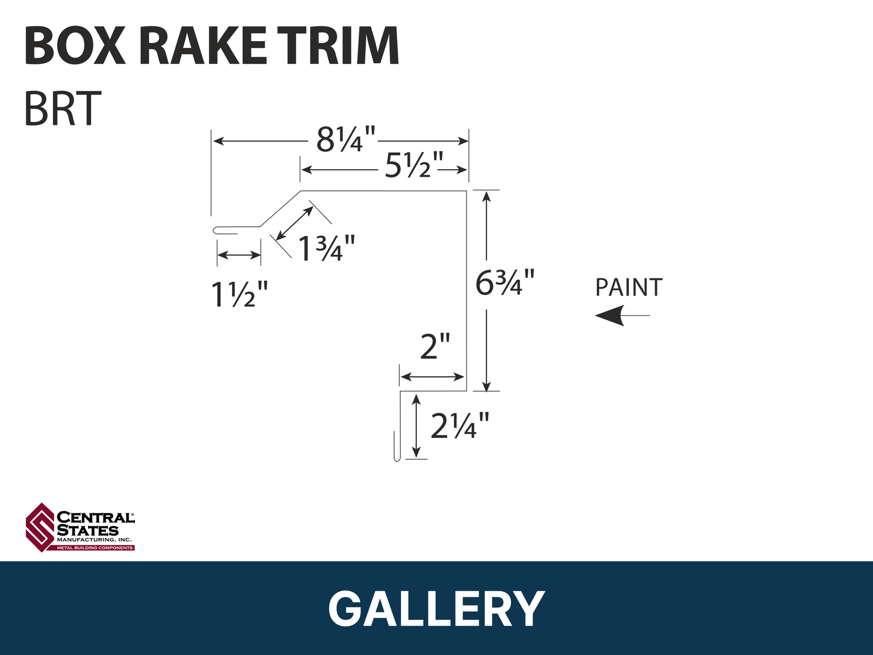 R-Loc™ Box Rake Trim