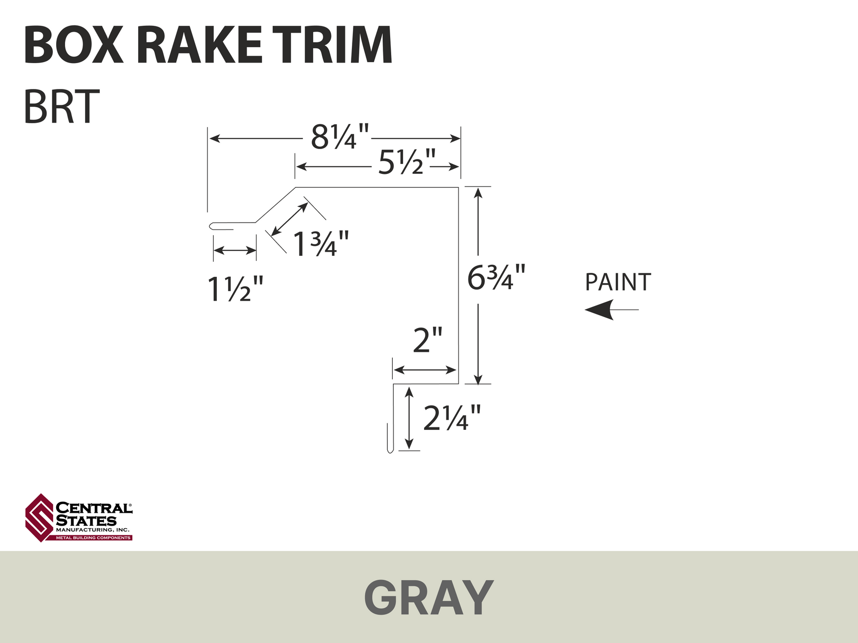 R-Loc™ Box Rake Trim