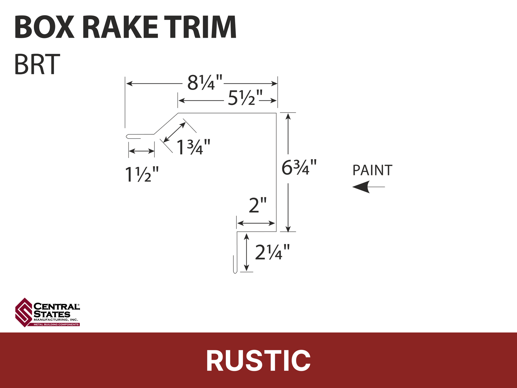 R-Loc™ Box Rake Trim