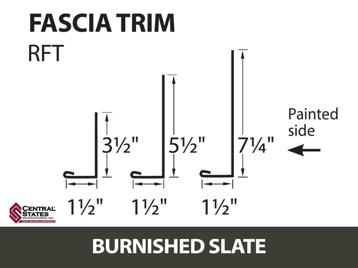 Residential Fascia Trim 10'2"