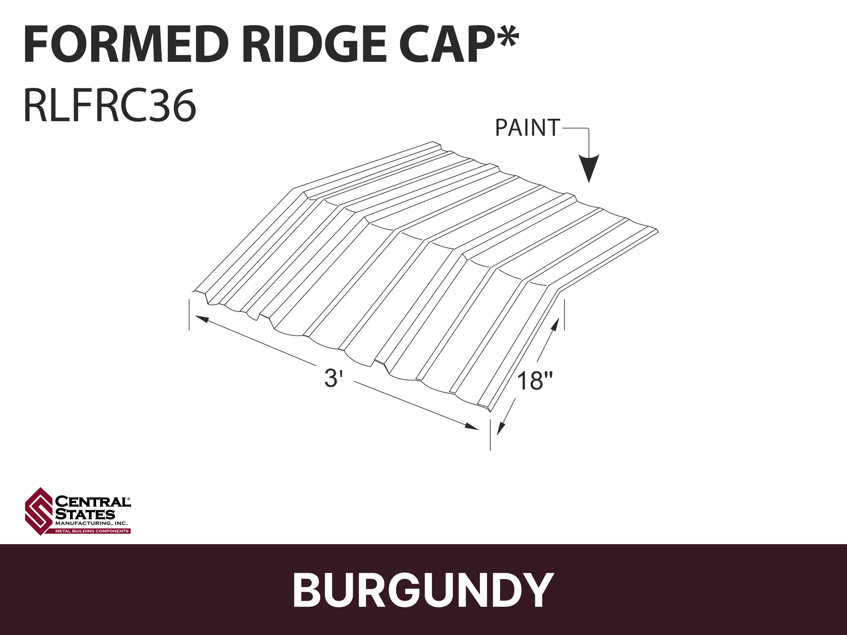 R-Loc™ Formed Ridge Cap