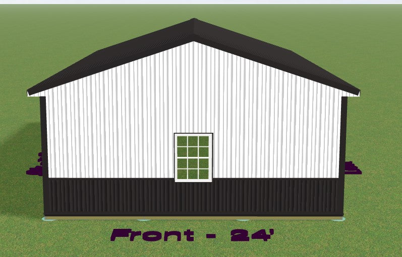 2-Car Garage w/ Shop - 24x40x10