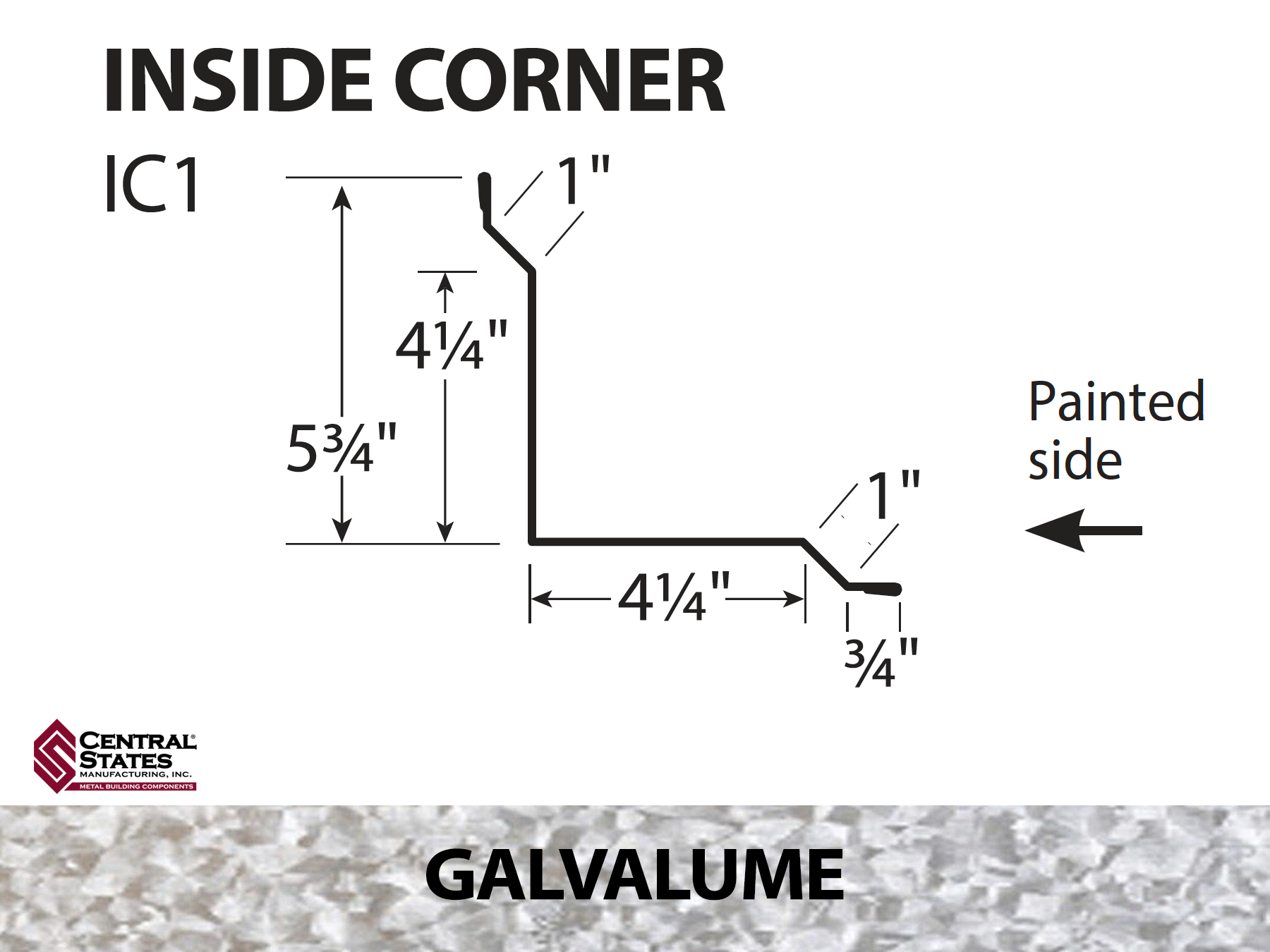 Corner Trim Installation For Metal Siding - Vertical Inside