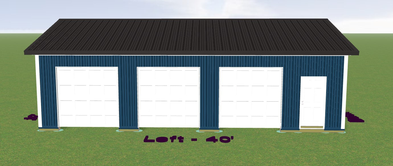 3-Car Garage - 24x40x10
