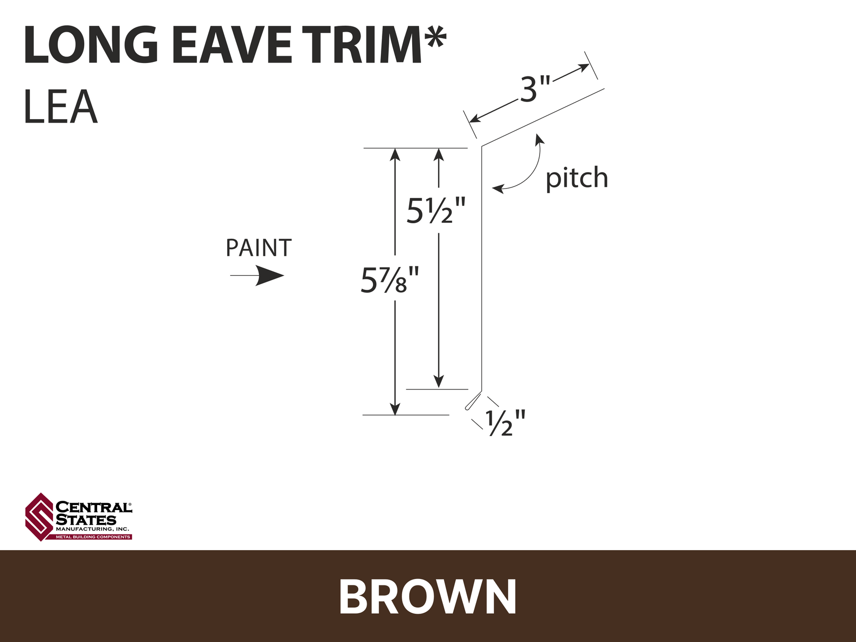 R-Loc™ Long Eave Trim