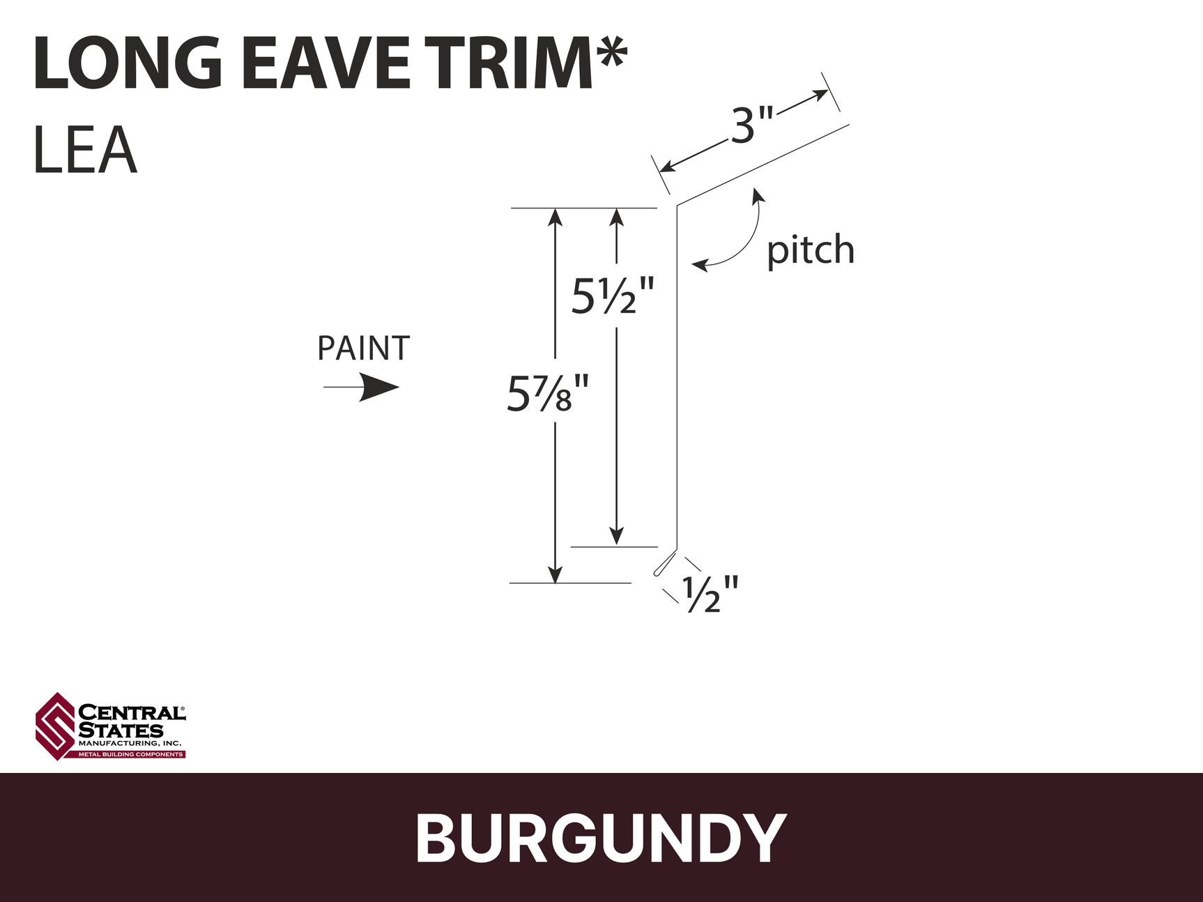 R-Loc™ Long Eave Trim