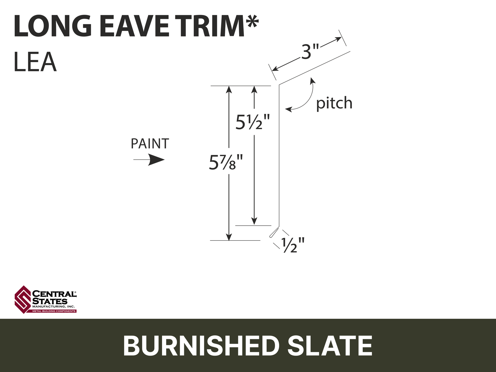 R-Loc™ Long Eave Trim