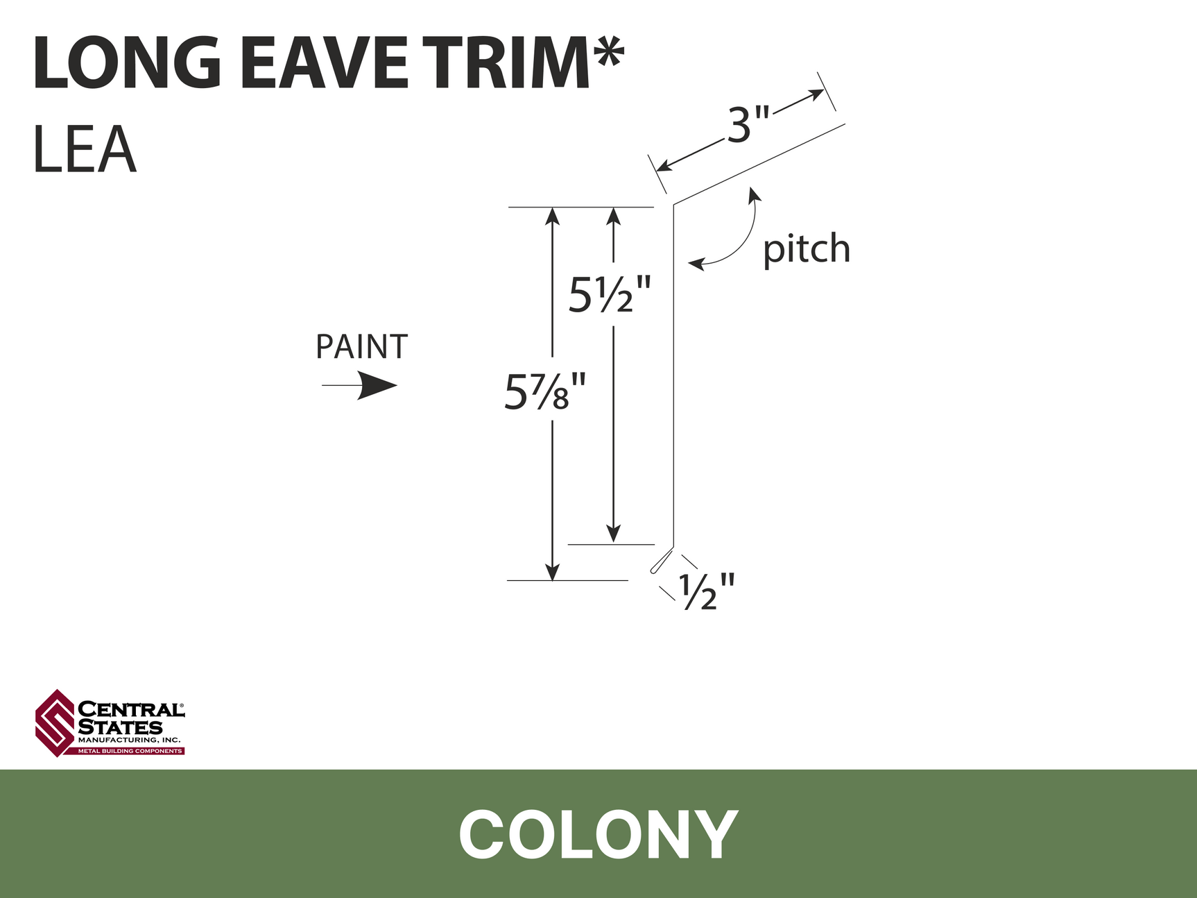 R-Loc™ Long Eave Trim
