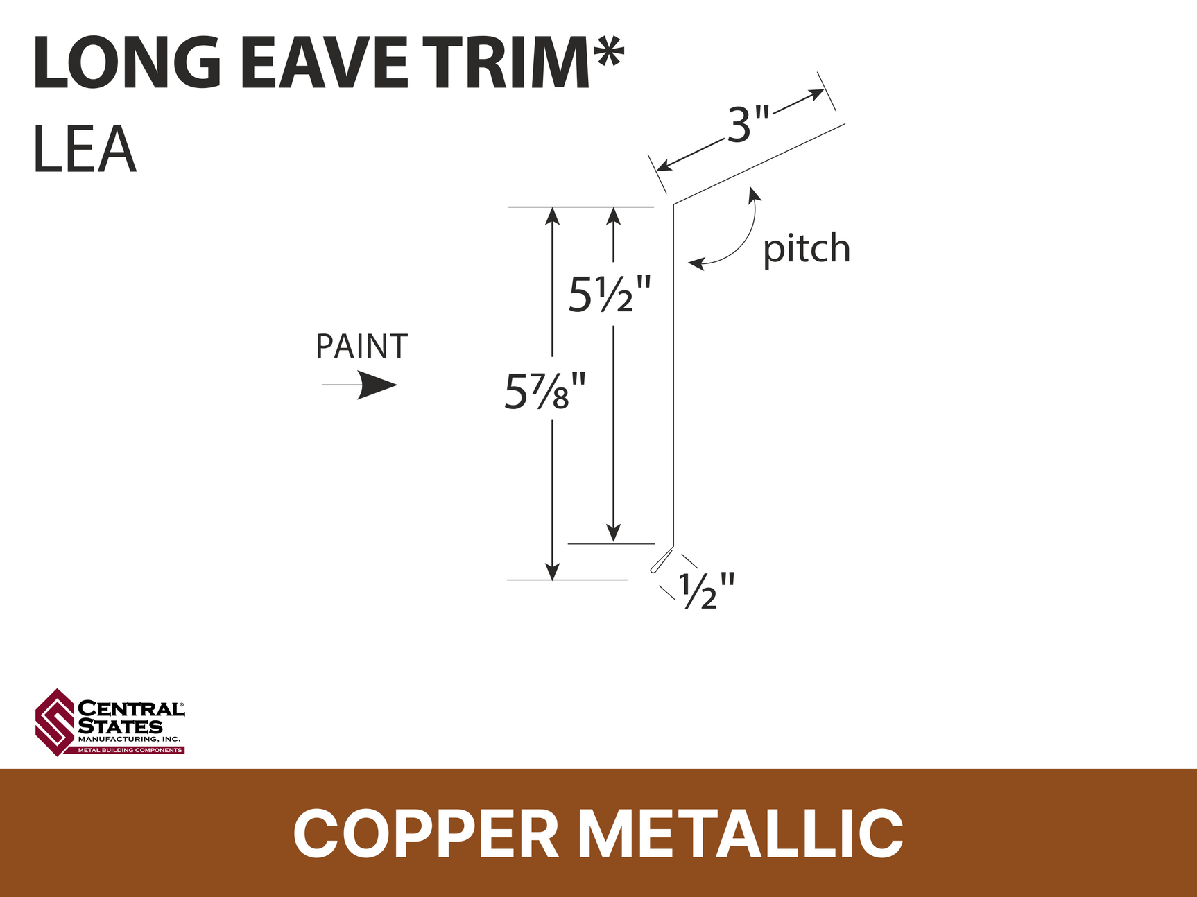 R-Loc™ Long Eave Trim