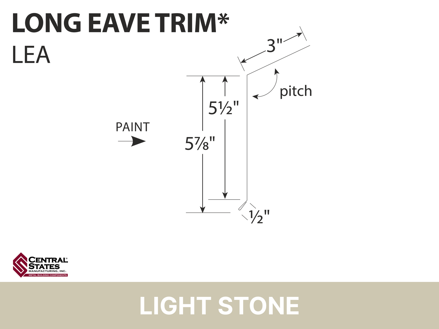 R-Loc™ Long Eave Trim