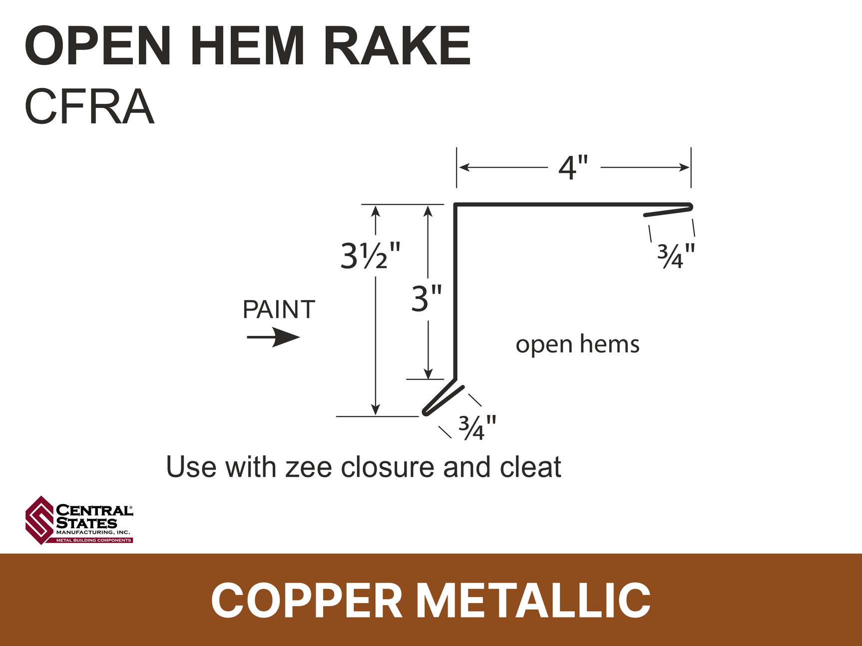 H-Loc™ Open Hem Rake
