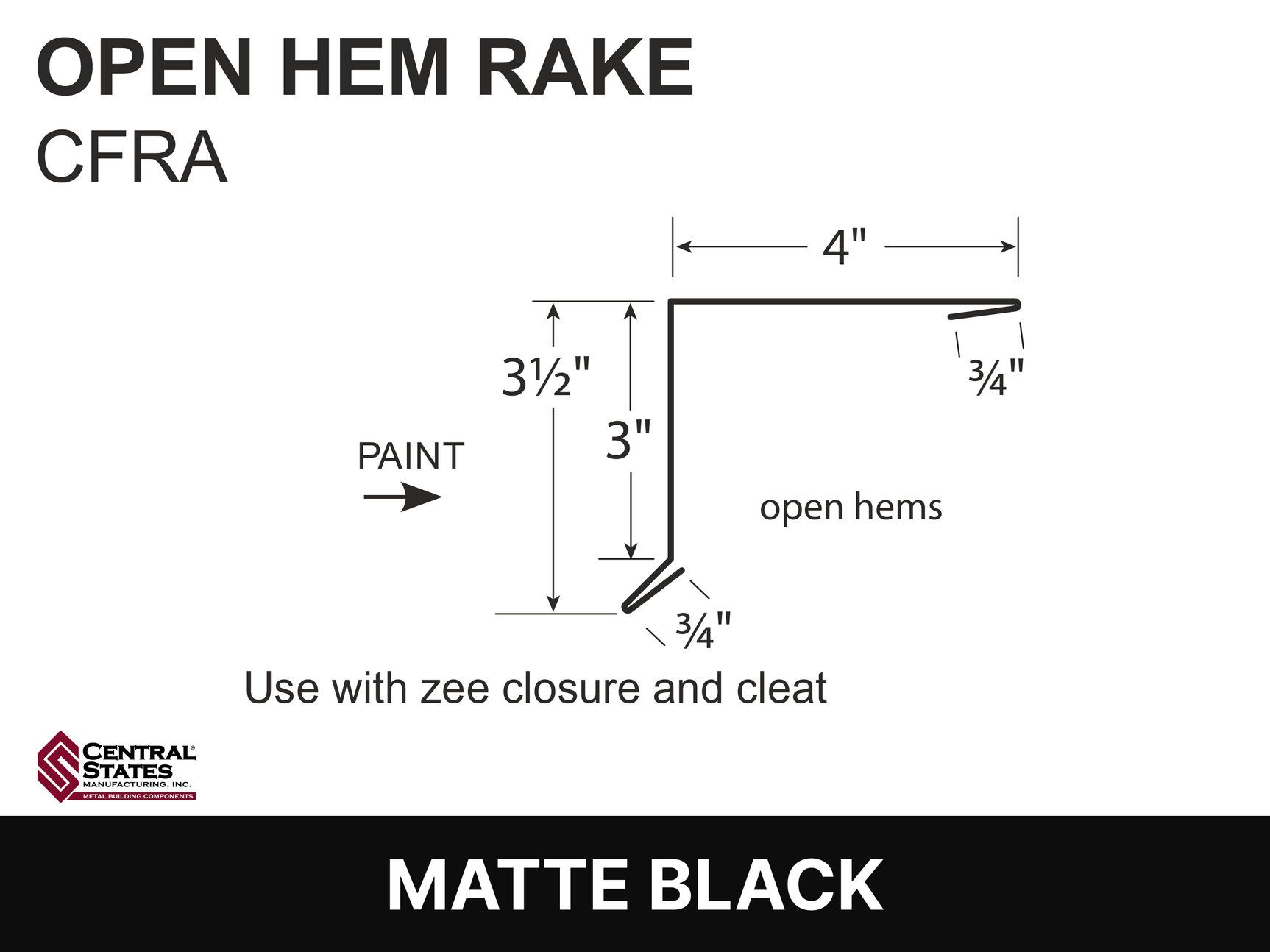 H-Loc™ Open Hem Rake