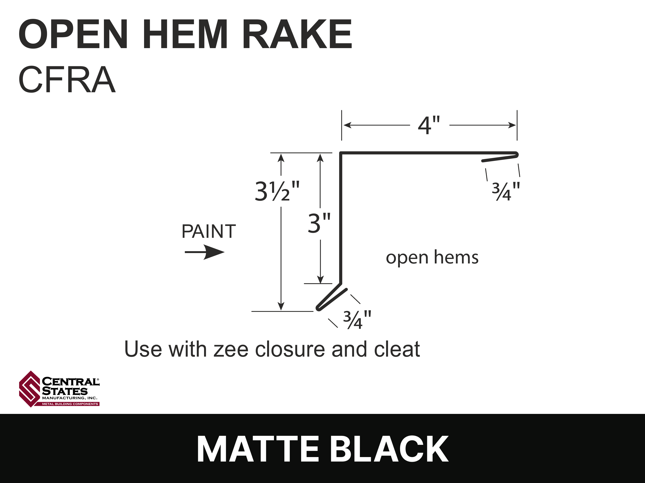 H-Loc™ Open Hem Rake