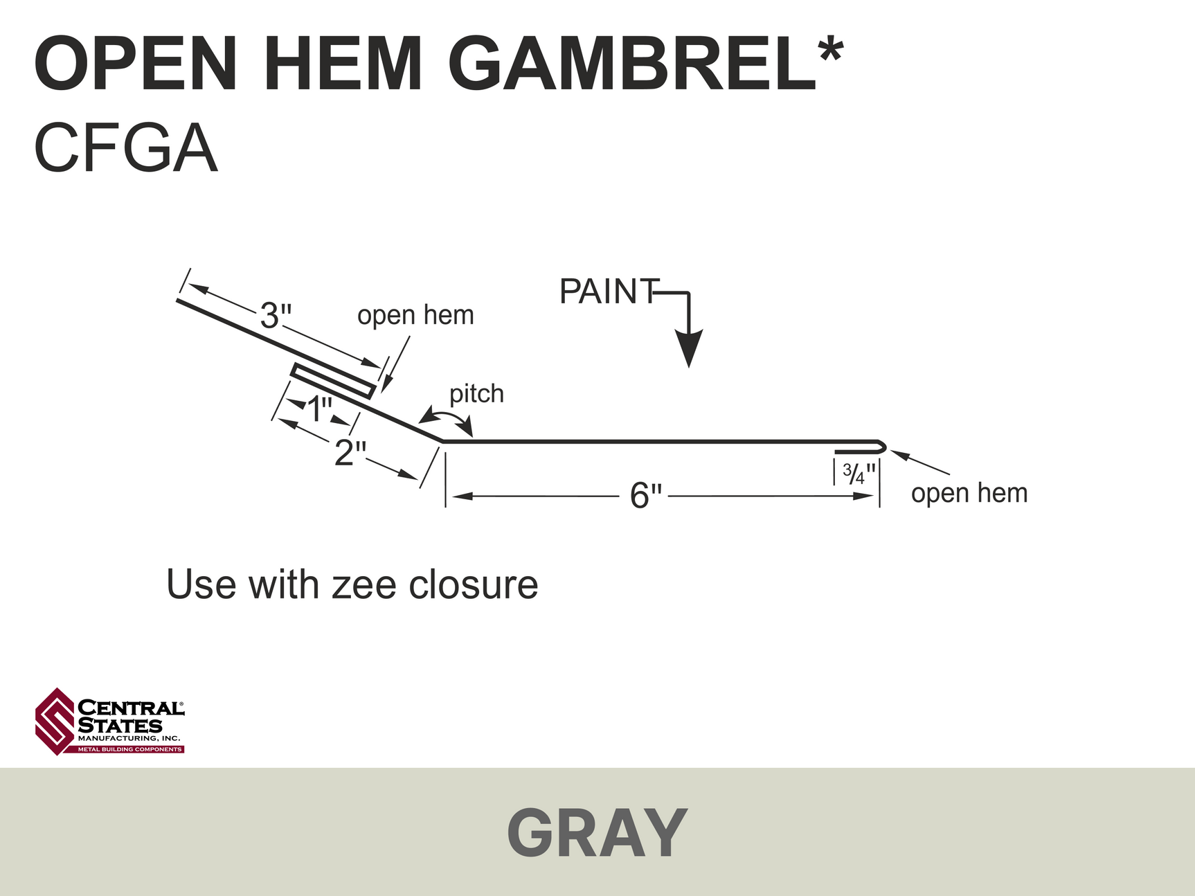 H-Loc™ Open Hem Gambrel