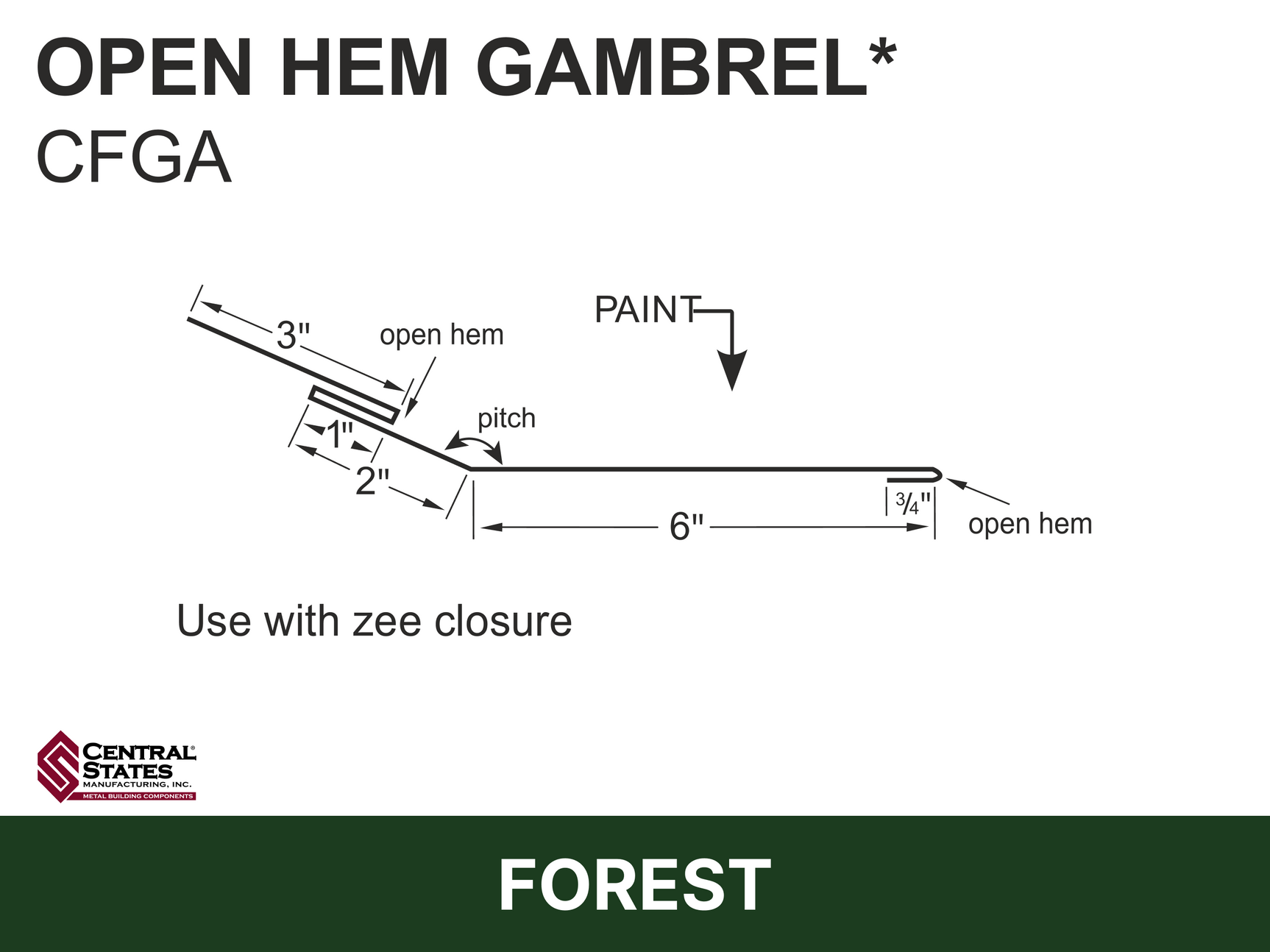 H-Loc™ Open Hem Gambrel