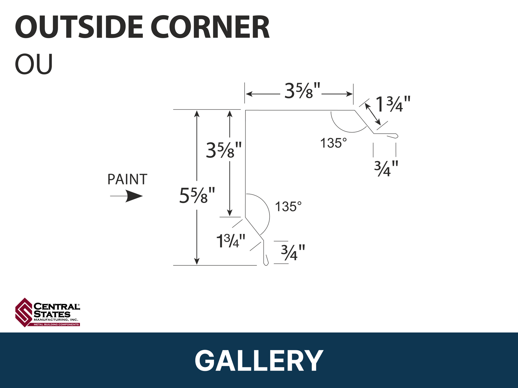 R-Loc™ Outside Corner