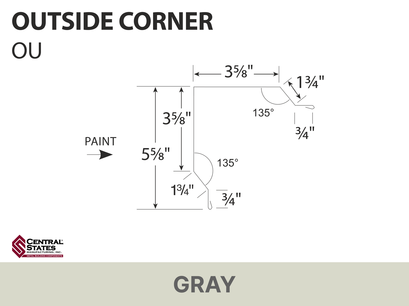 R-Loc™ Outside Corner