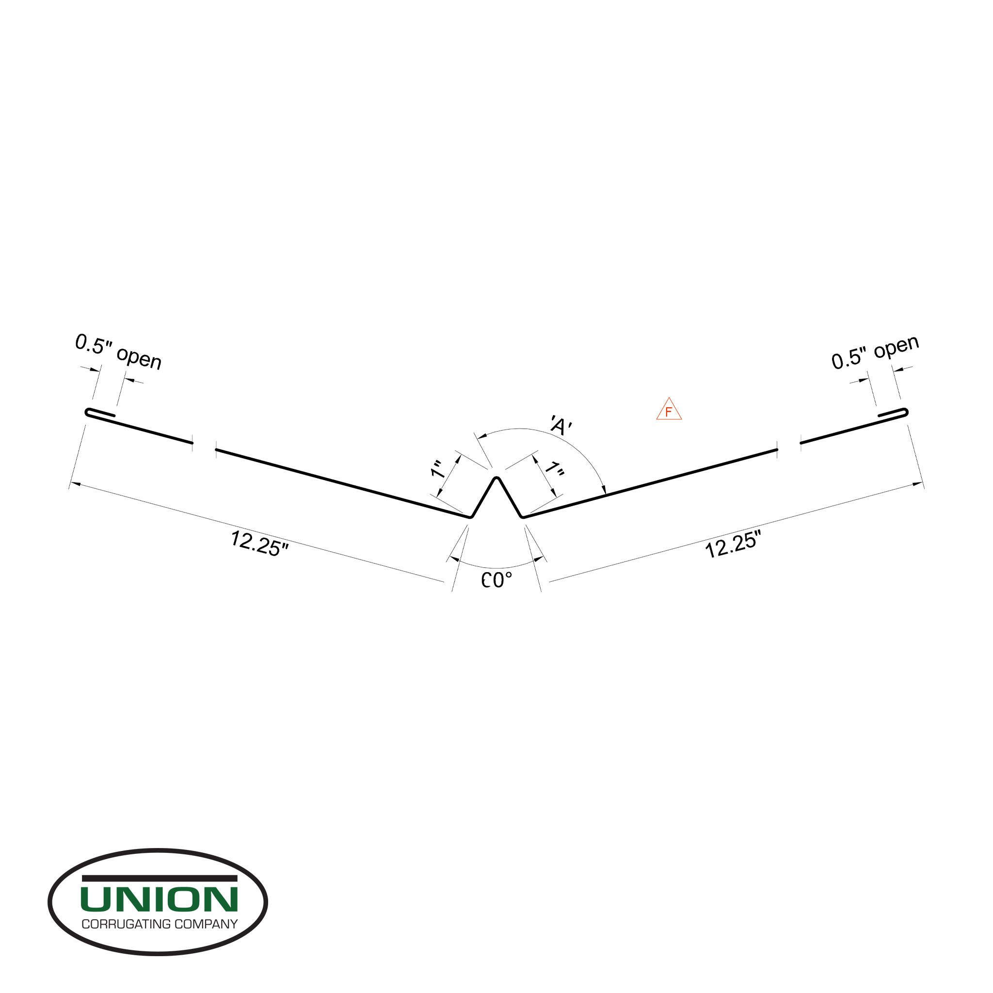 MasterRib® W Valley Flashing - 29 ga. - 10'2"