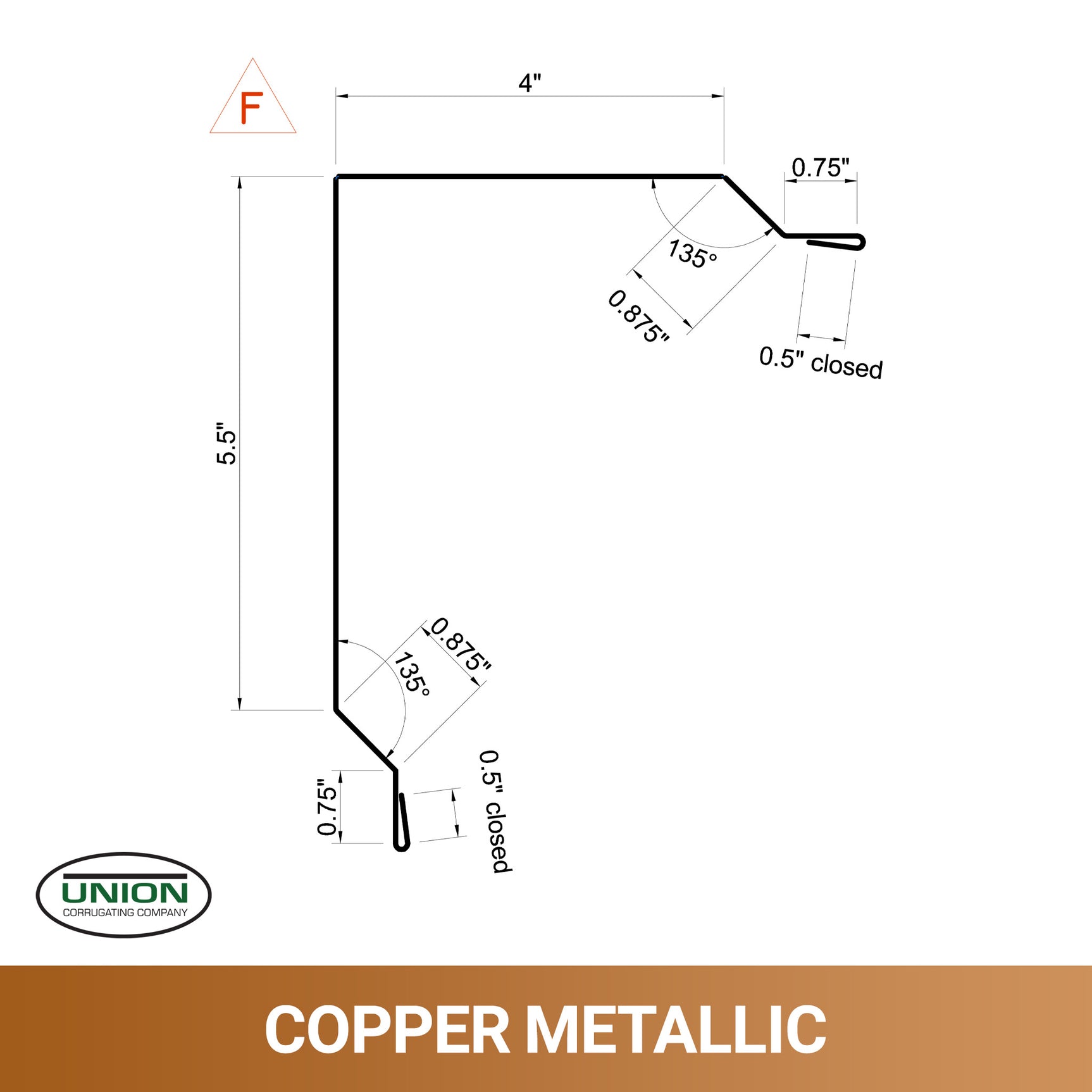 MasterRib® Post Frame Rake Trim (Gable Trim) - 29 ga. - 10'2"