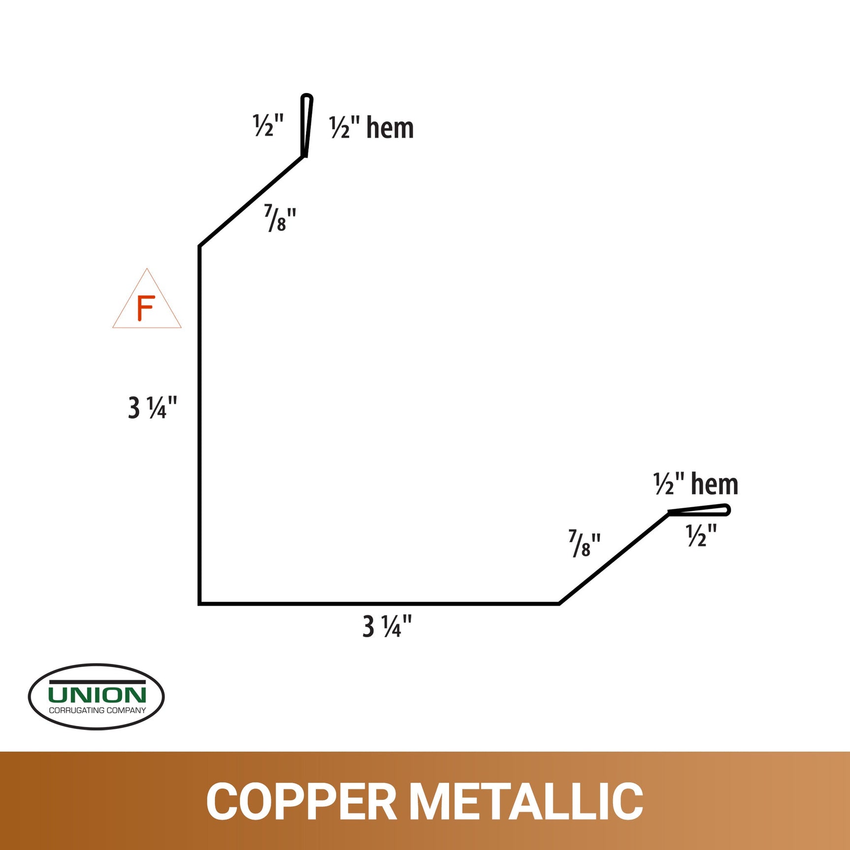 MasterRib® Outside Corner Trim (Mini Corner Trim)- 29 ga. - 10'2"