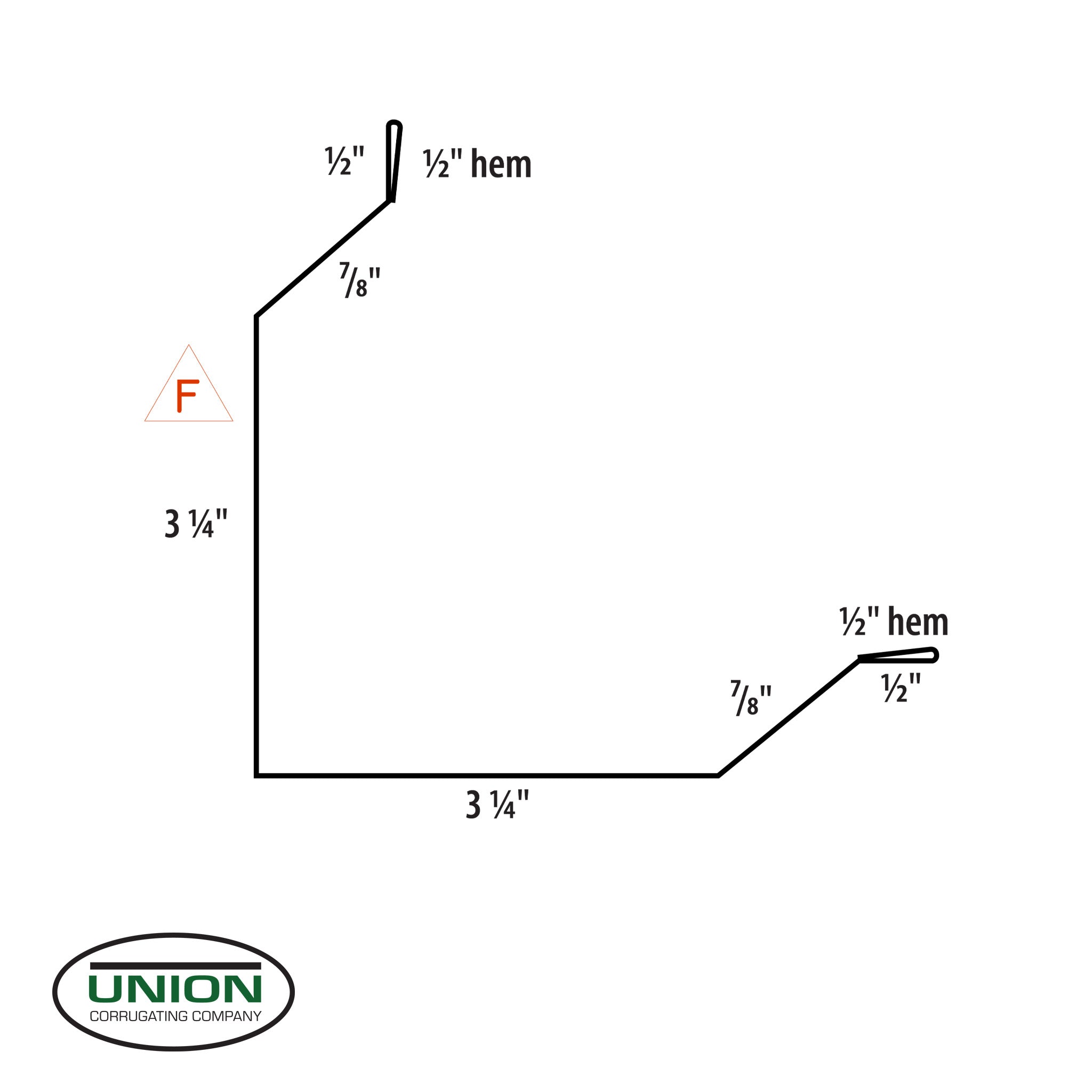 MasterRib® Outside Corner Trim (Mini Corner Trim)- 29 ga. - 10'2"