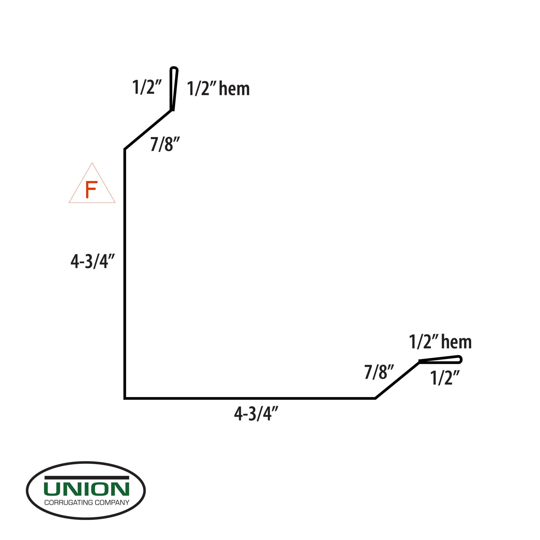 MasterRib® Outside Corner Trim - 29 ga. - 10'2"