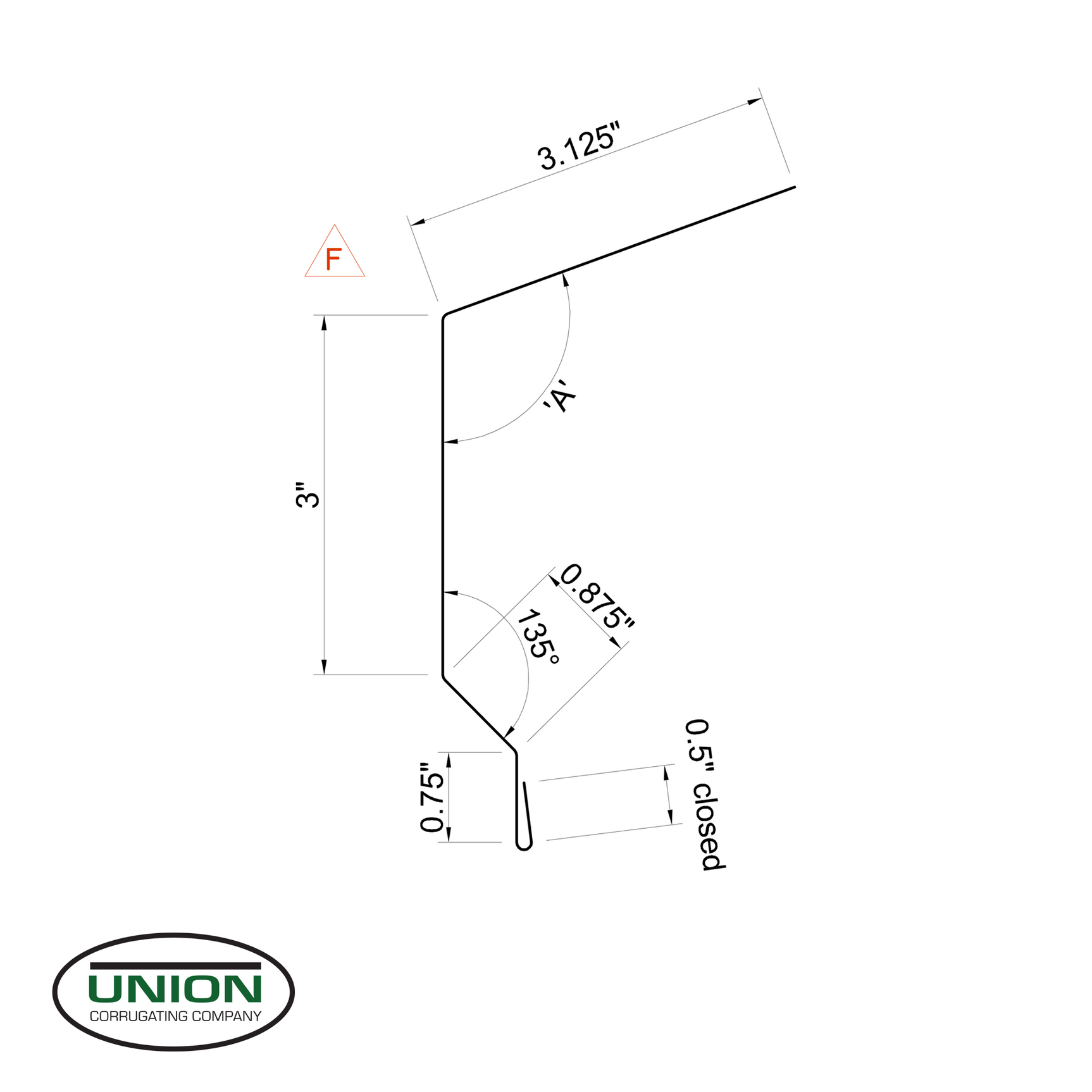 MasterRib® Eave Trim (Eave Molding) - 29ga - 10'2"