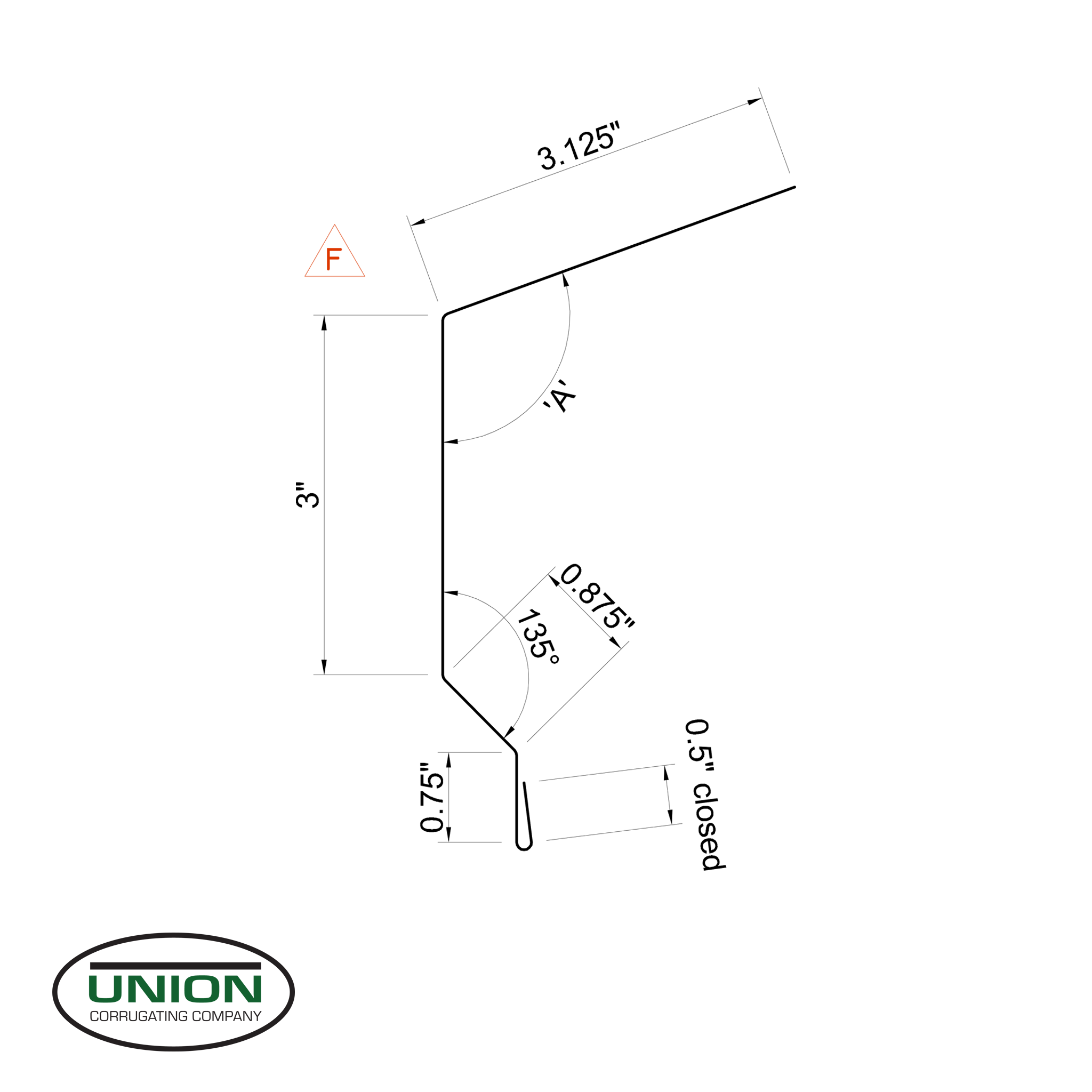 MasterRib® Eave Trim (Eave Molding) - 29ga - 10'2"