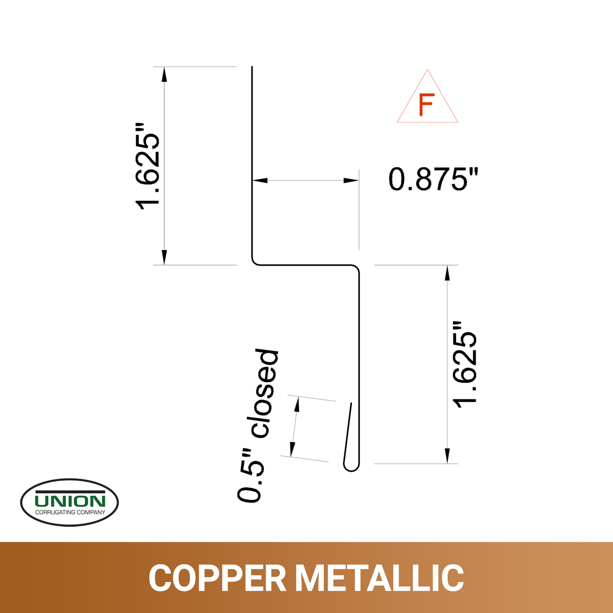 MasterRib® Double Angle Flashing - 29 ga. - 10'2''
