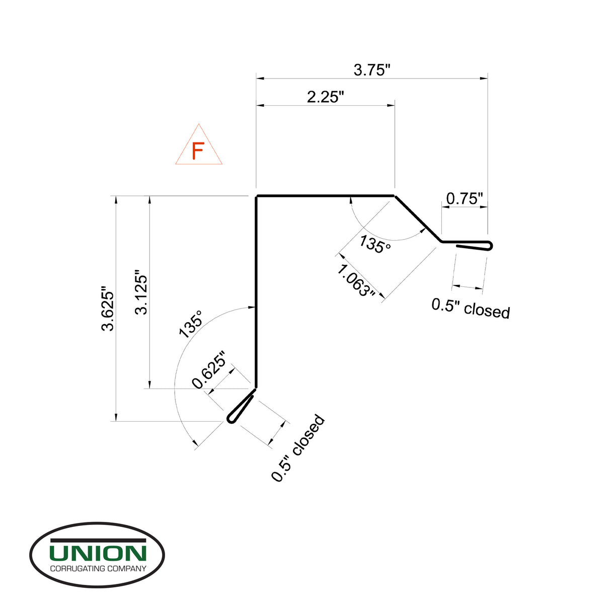 MasterRib® Rake Trim - 29 ga. - 10'2''