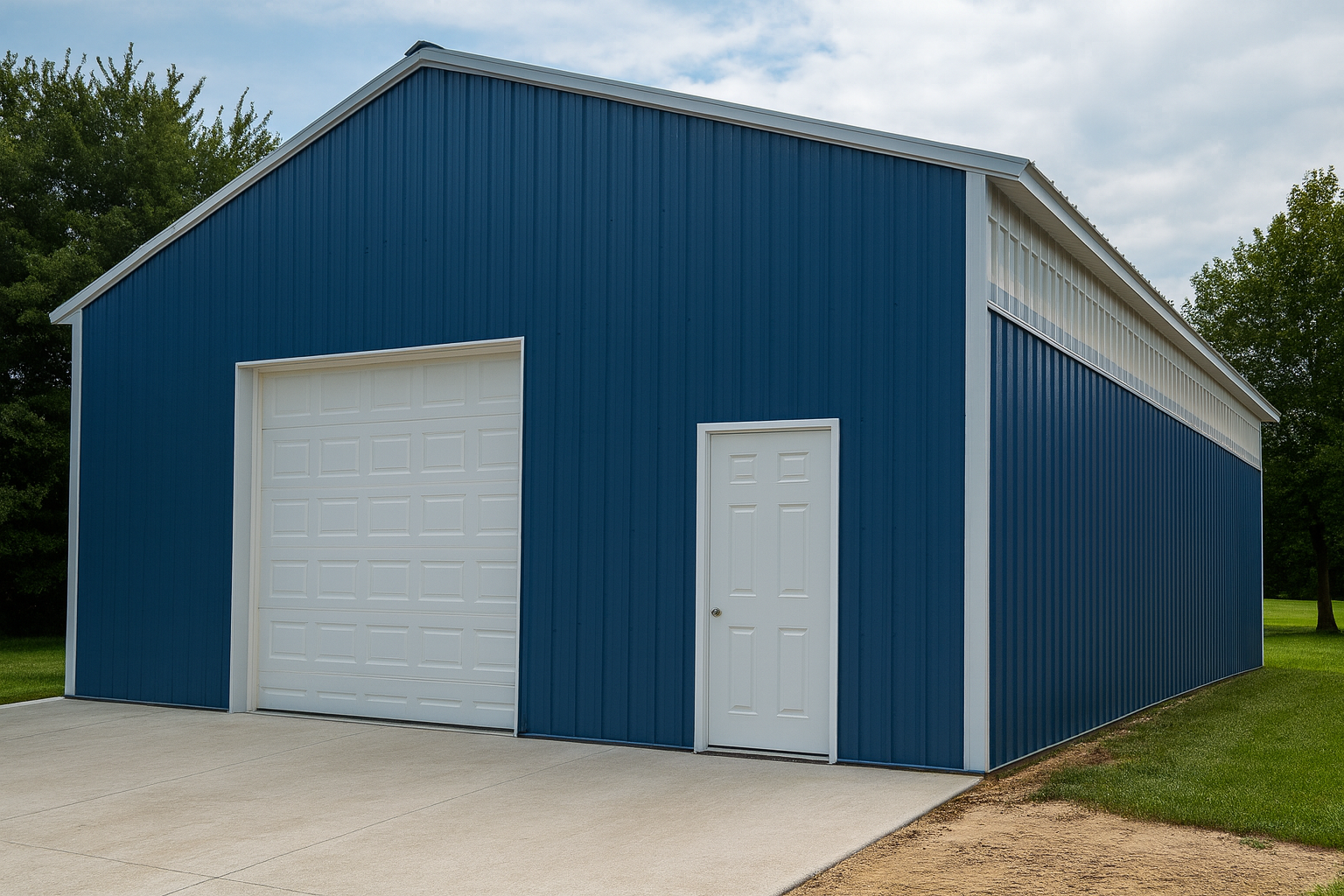 YUKON Pole Building Kit | 50×70×12 Large Building | PBS Direct, image size:1536x1024