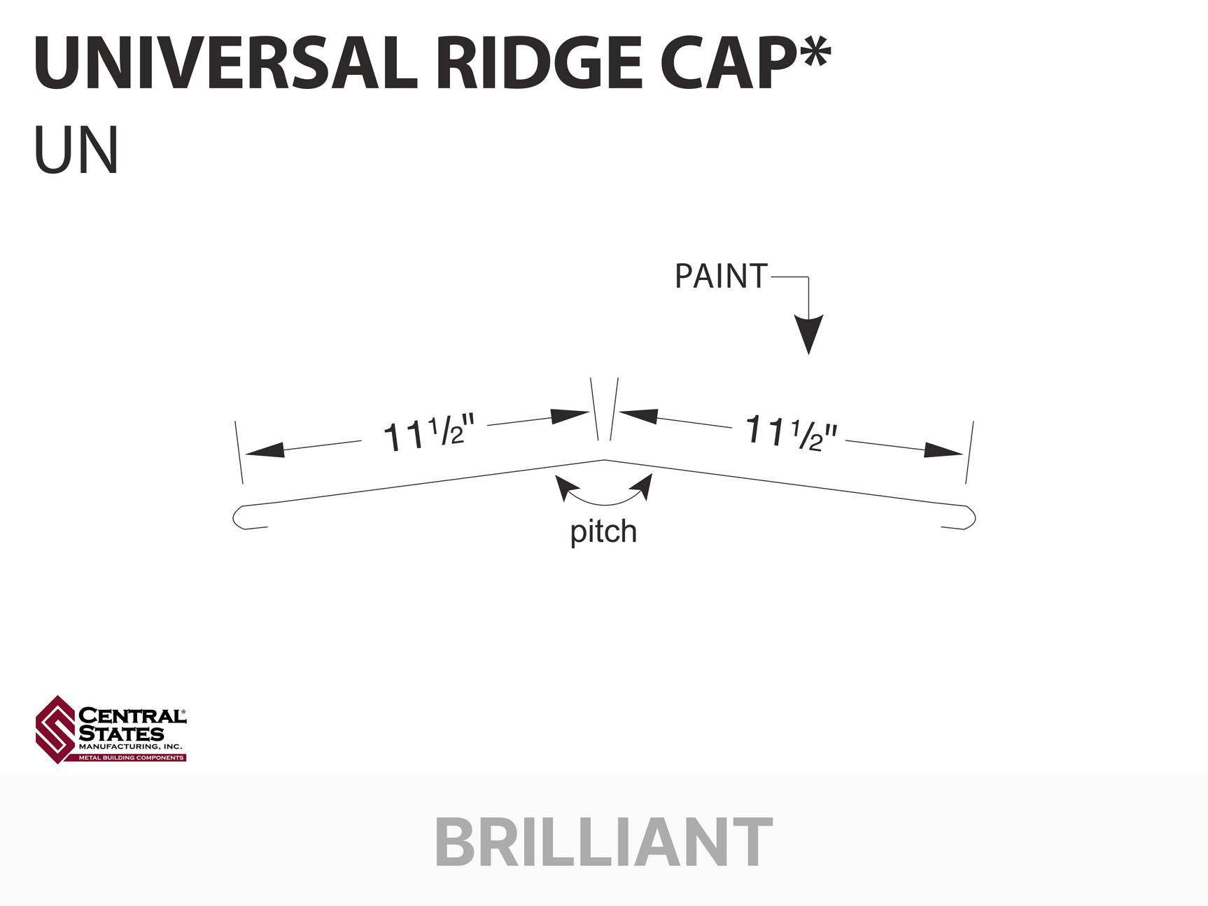 R-Loc™ Universal Ridge Cap