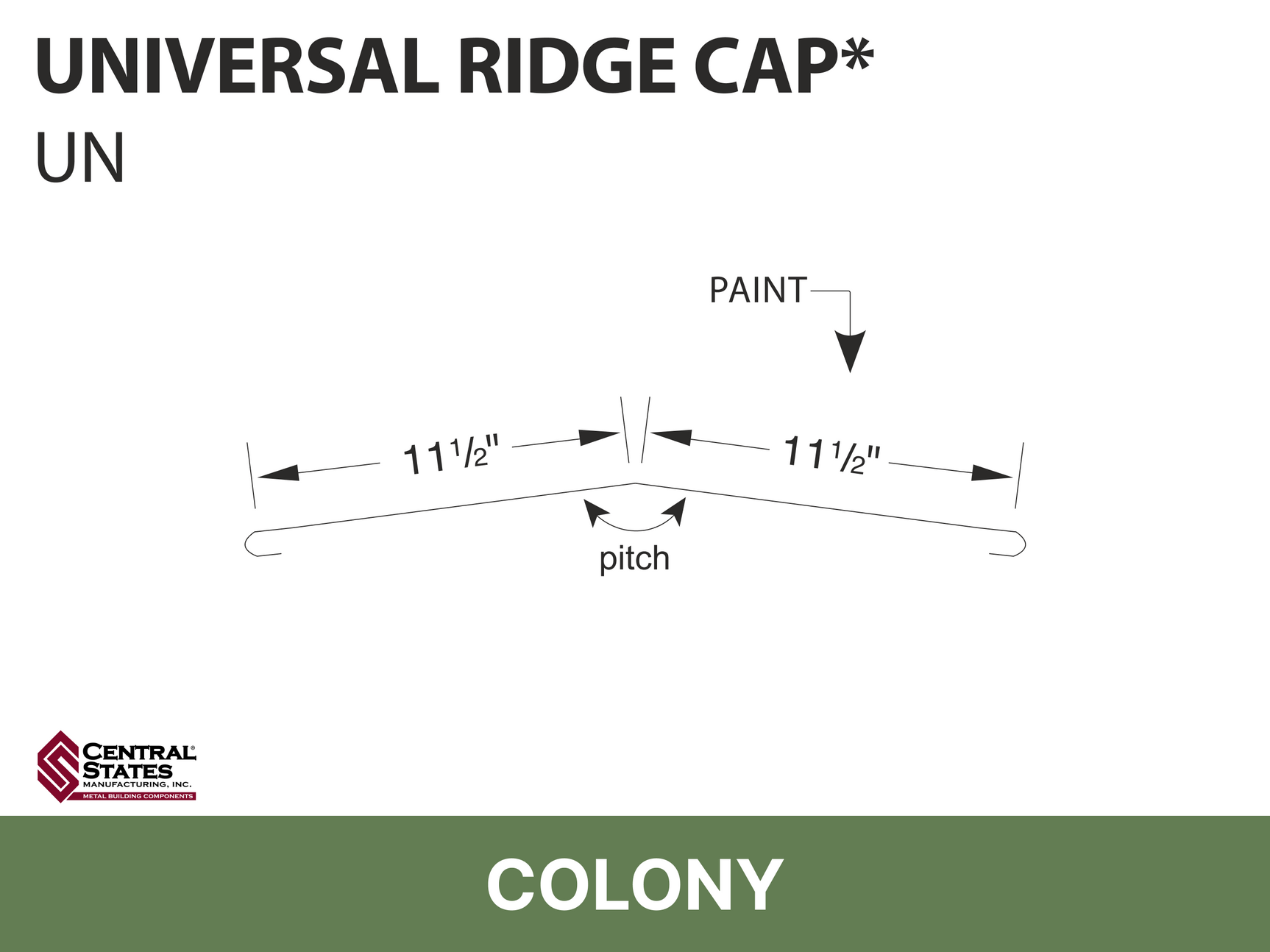 R-Loc™ Universal Ridge Cap