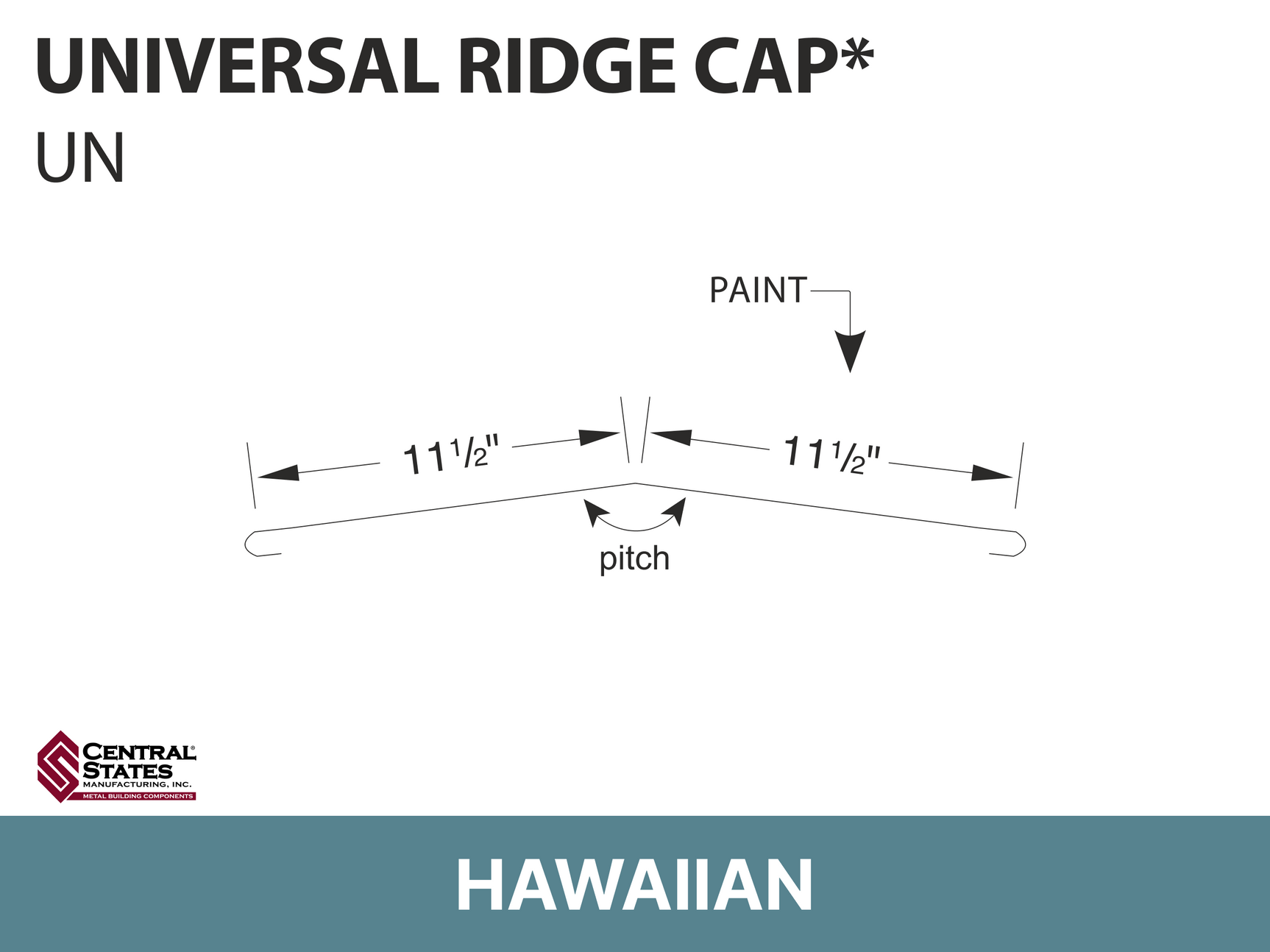 R-Loc™ Universal Ridge Cap