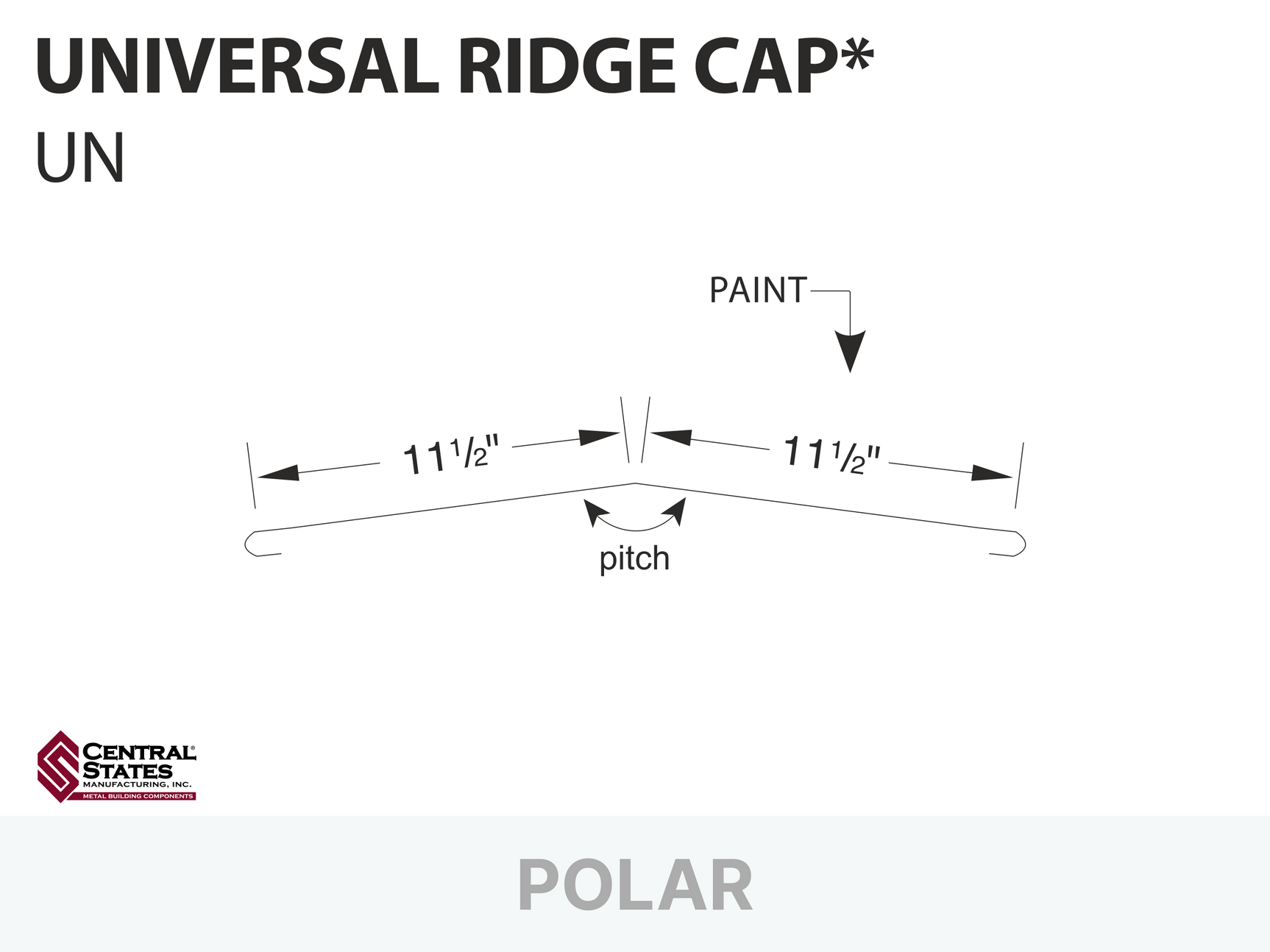 R-Loc™ Universal Ridge Cap