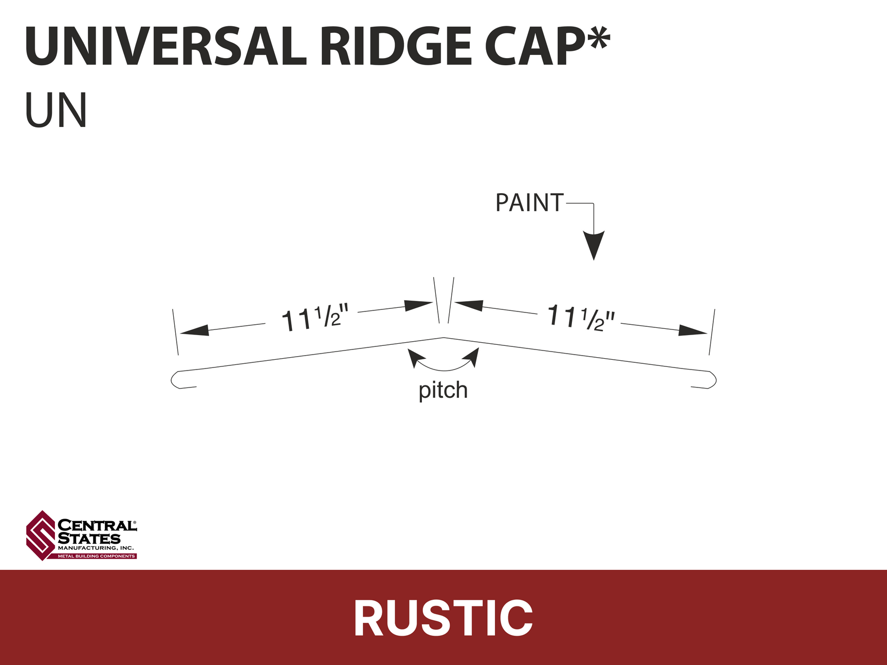 R-Loc™ Universal Ridge Cap