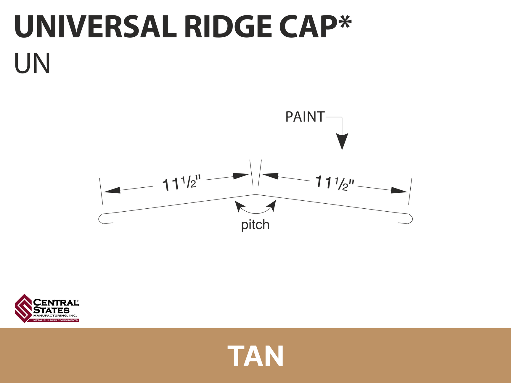 R-Loc™ Universal Ridge Cap