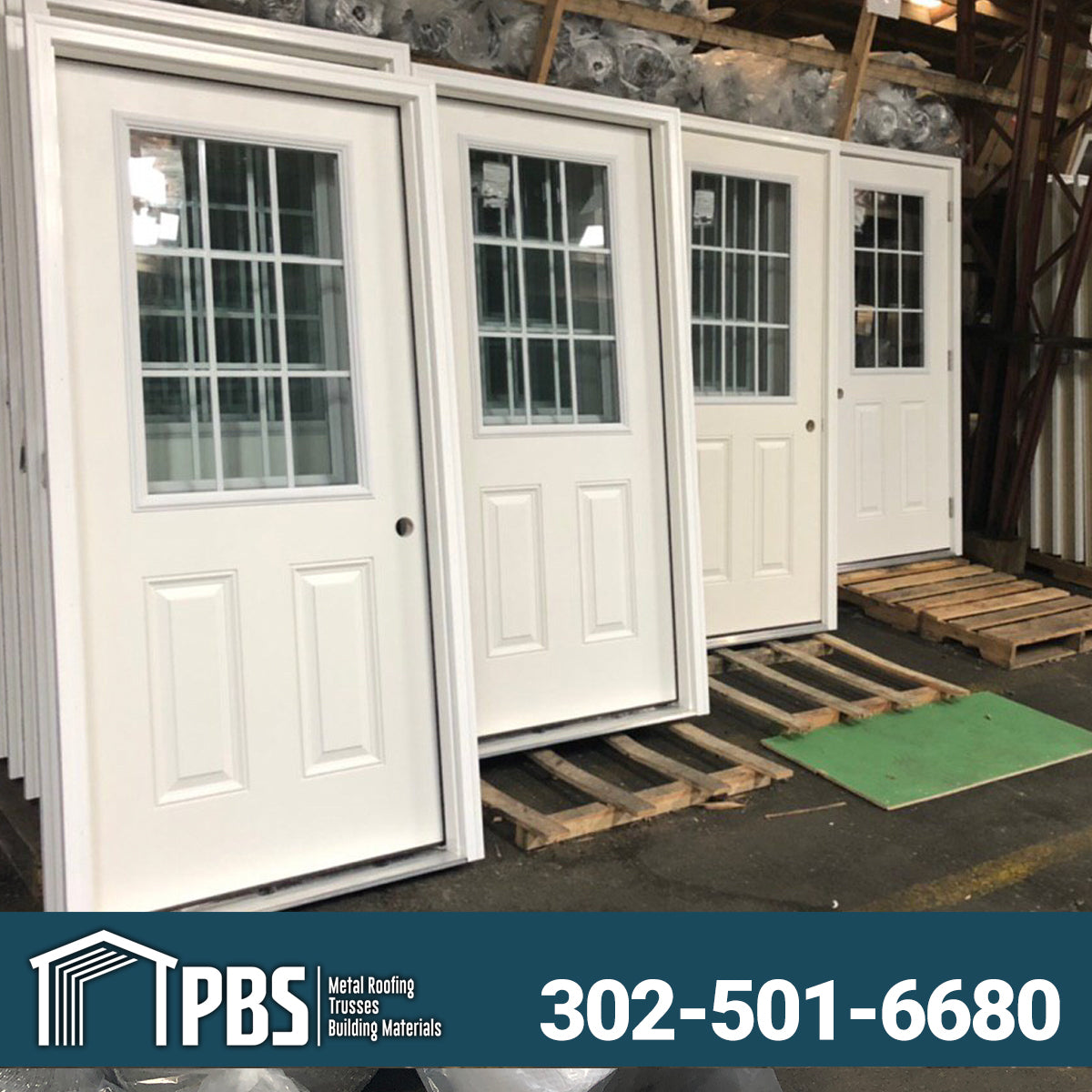 3'0" x 6'8" Personnel Door - 9-Lite (Single)