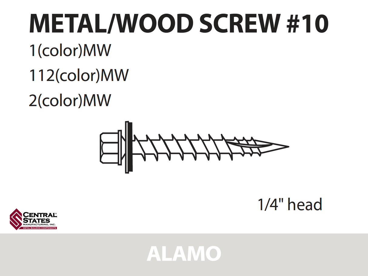 #10 Wood Screw - 250 qty