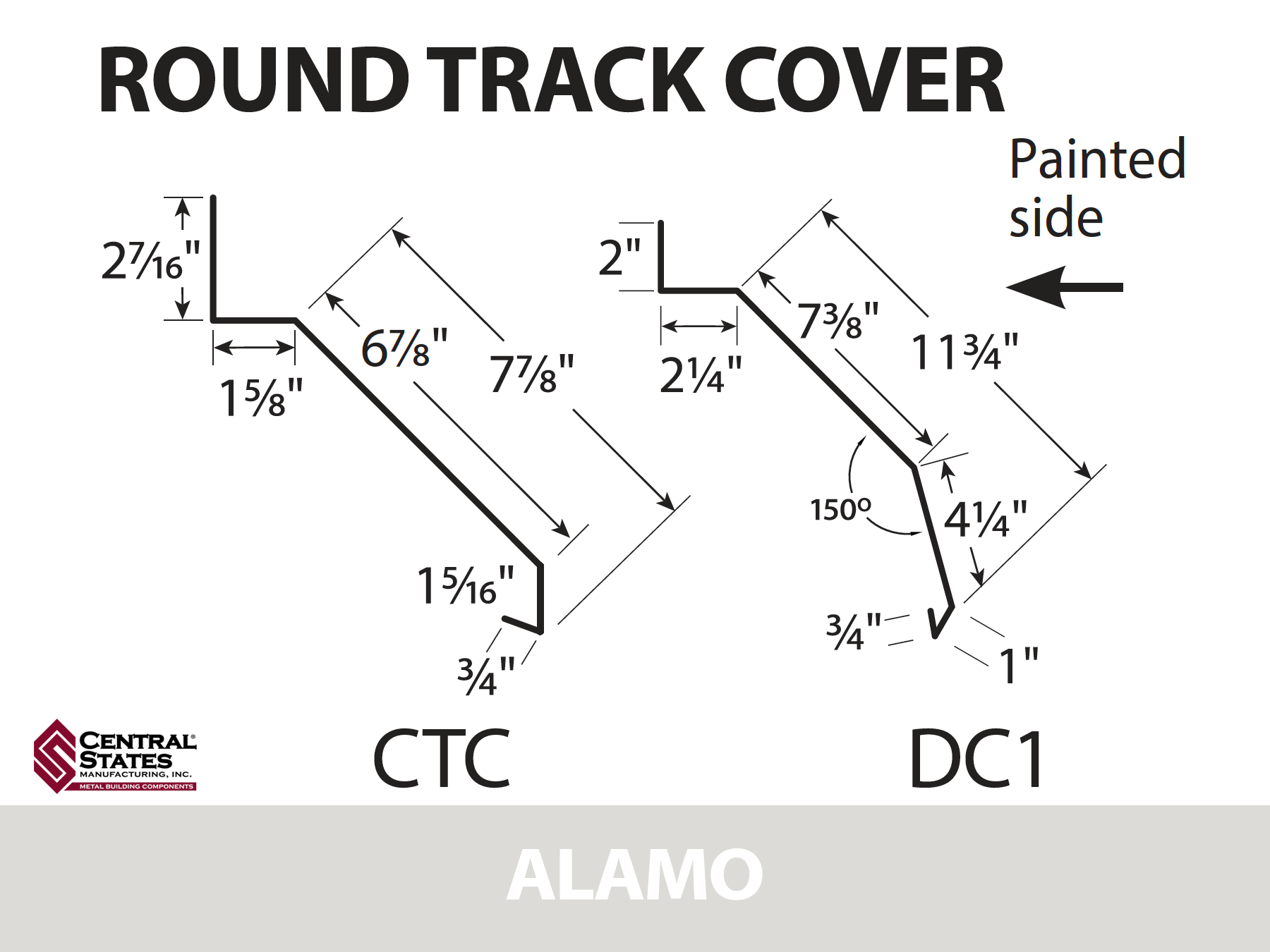 Round Track Cover 10'2" - 29 ga.