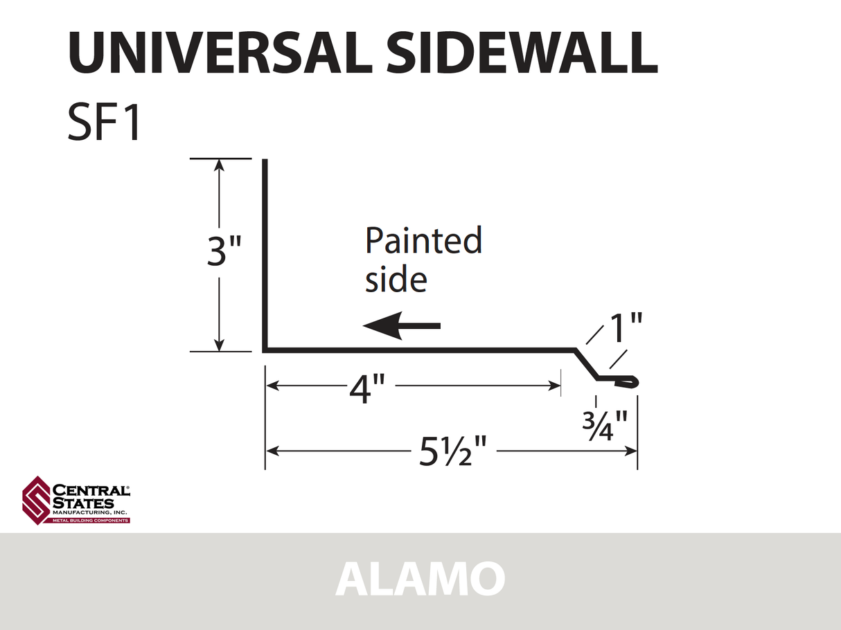 Universal Sidewall 10'2" - 29 ga.
