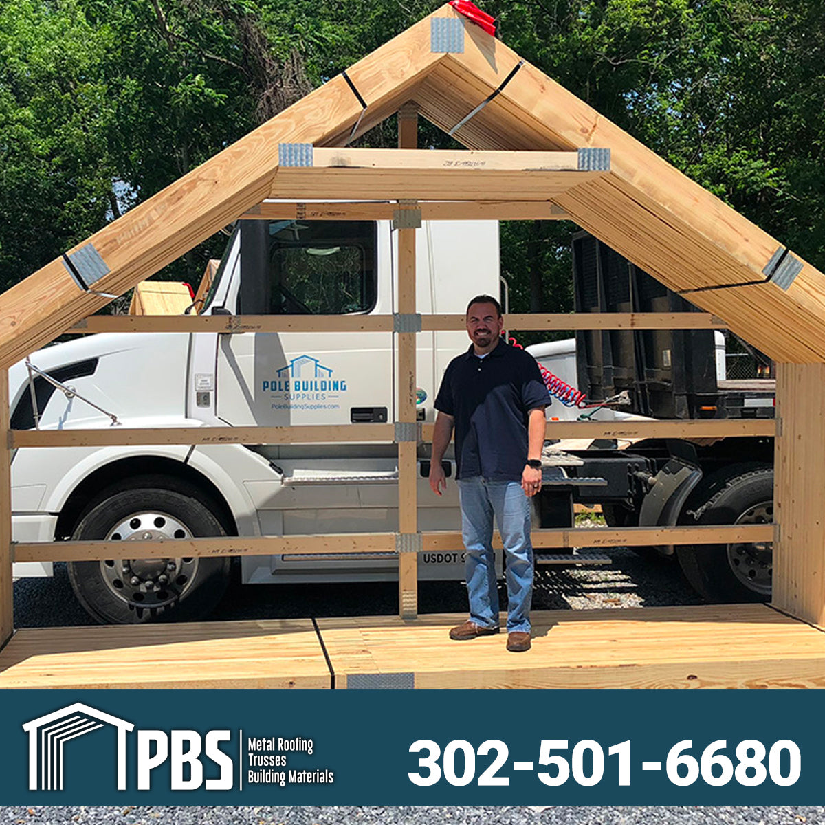 Attic Truss - 8/12 (Various Sizes)