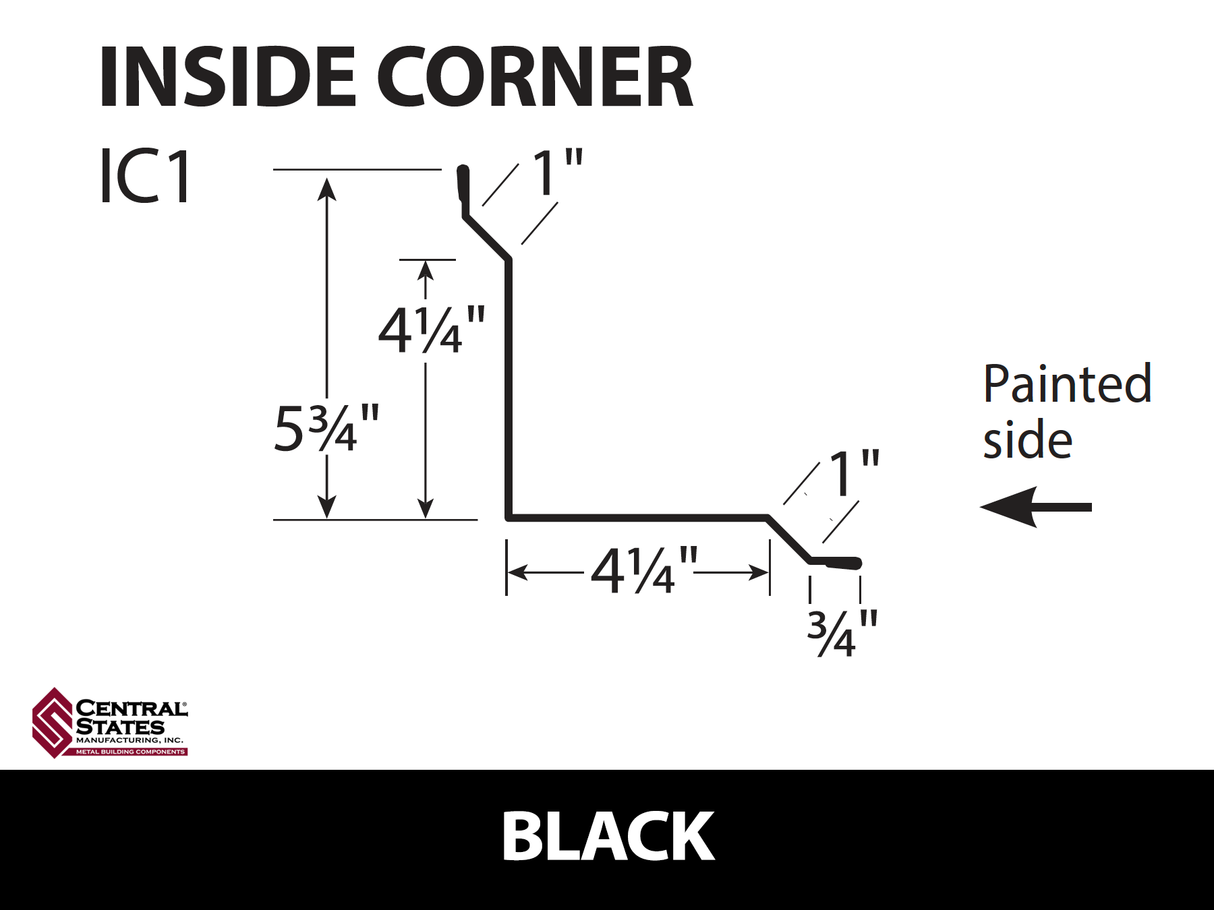 Inside Corner - 29 ga. - 10'2"