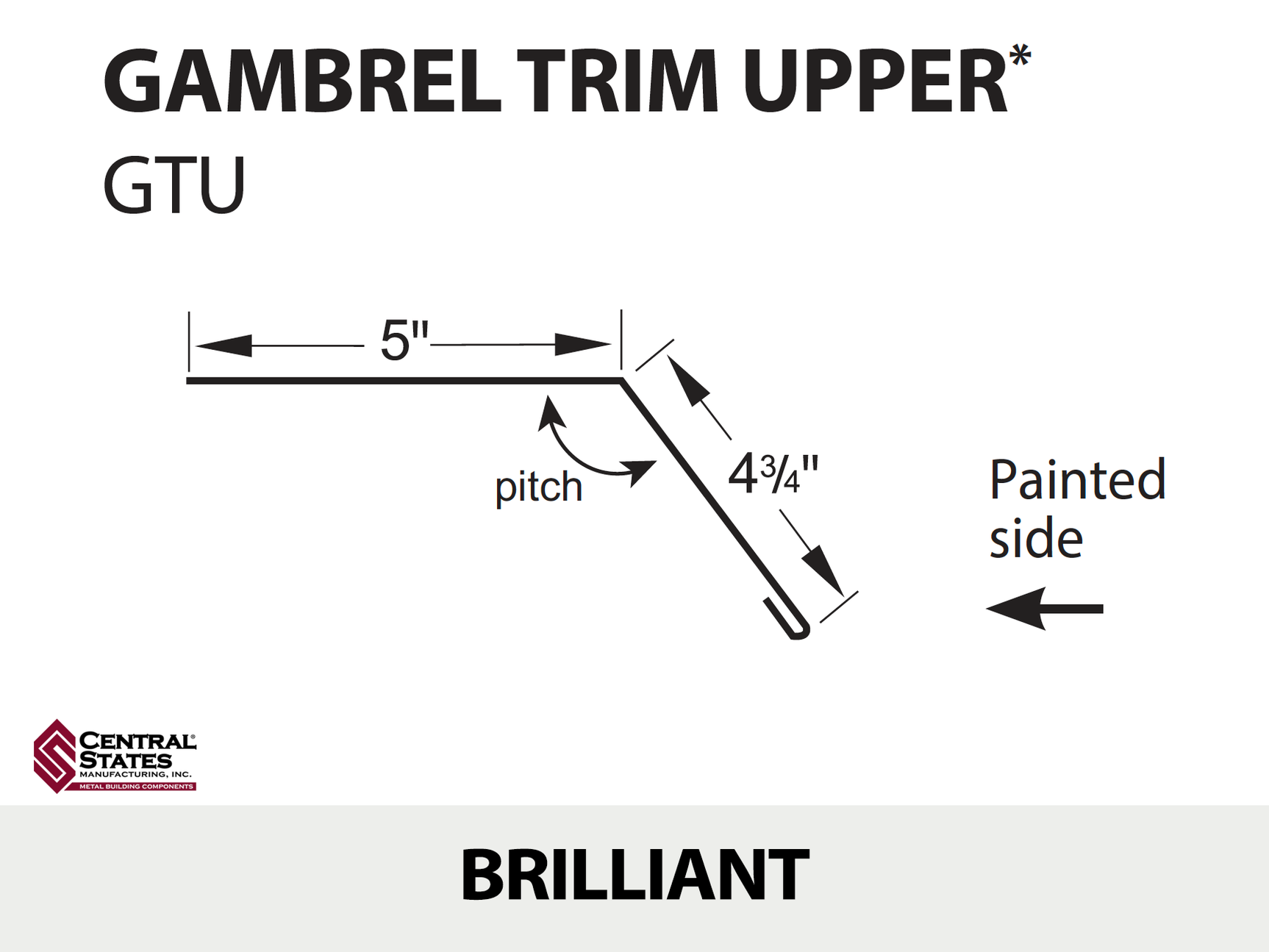 Gambrel Trim Upper